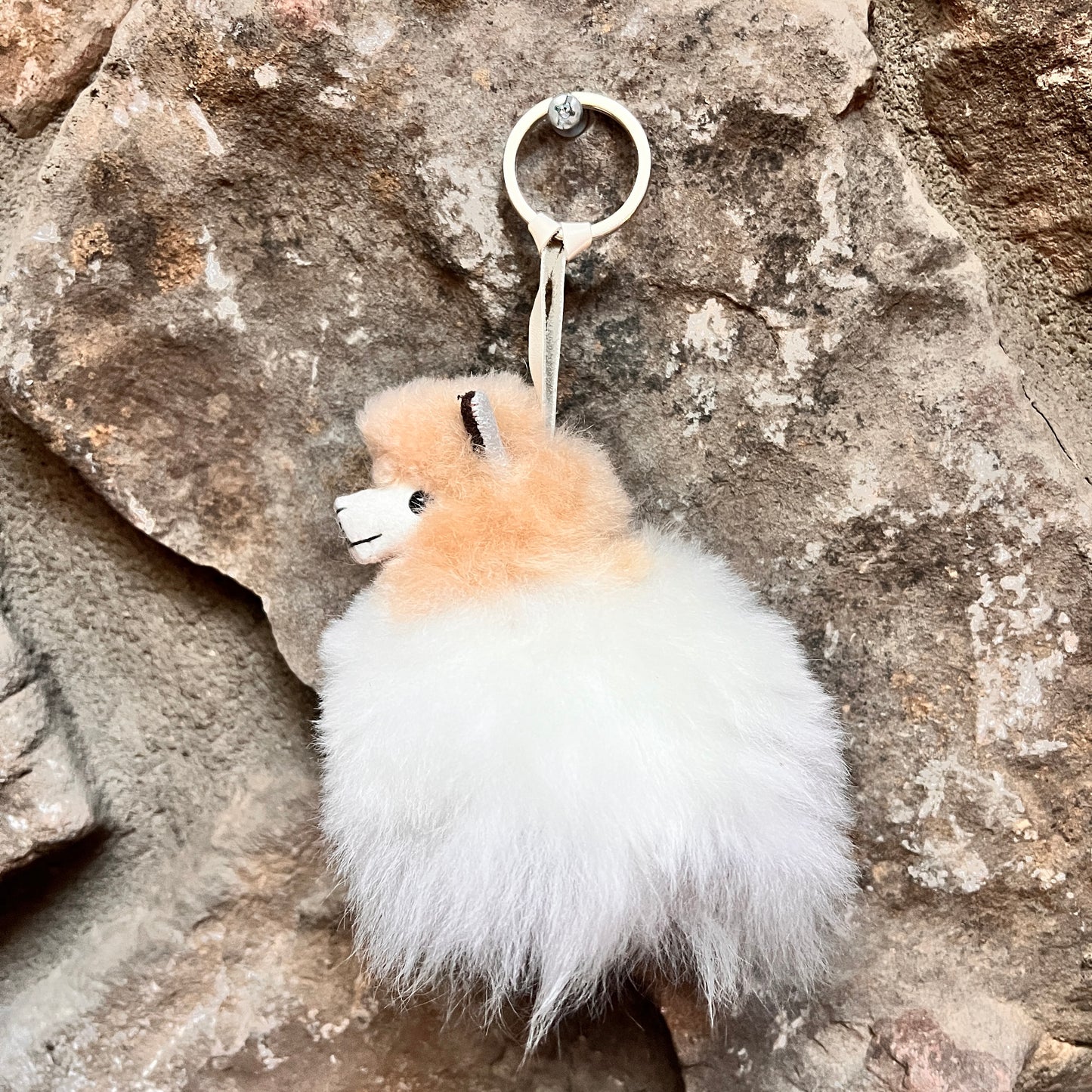 FUR ALPACA ZIPPER CHARM