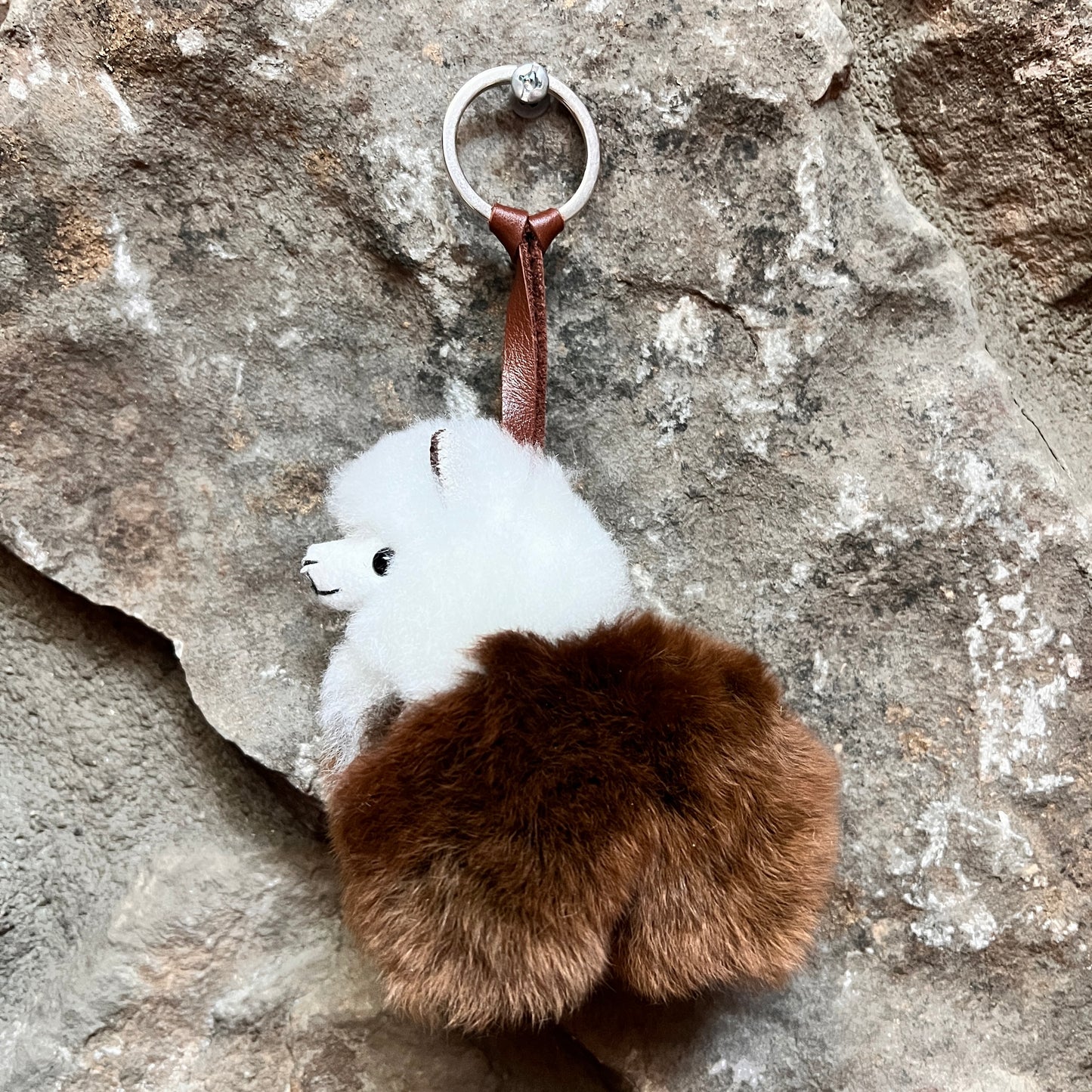 FUR ALPACA ZIPPER CHARM