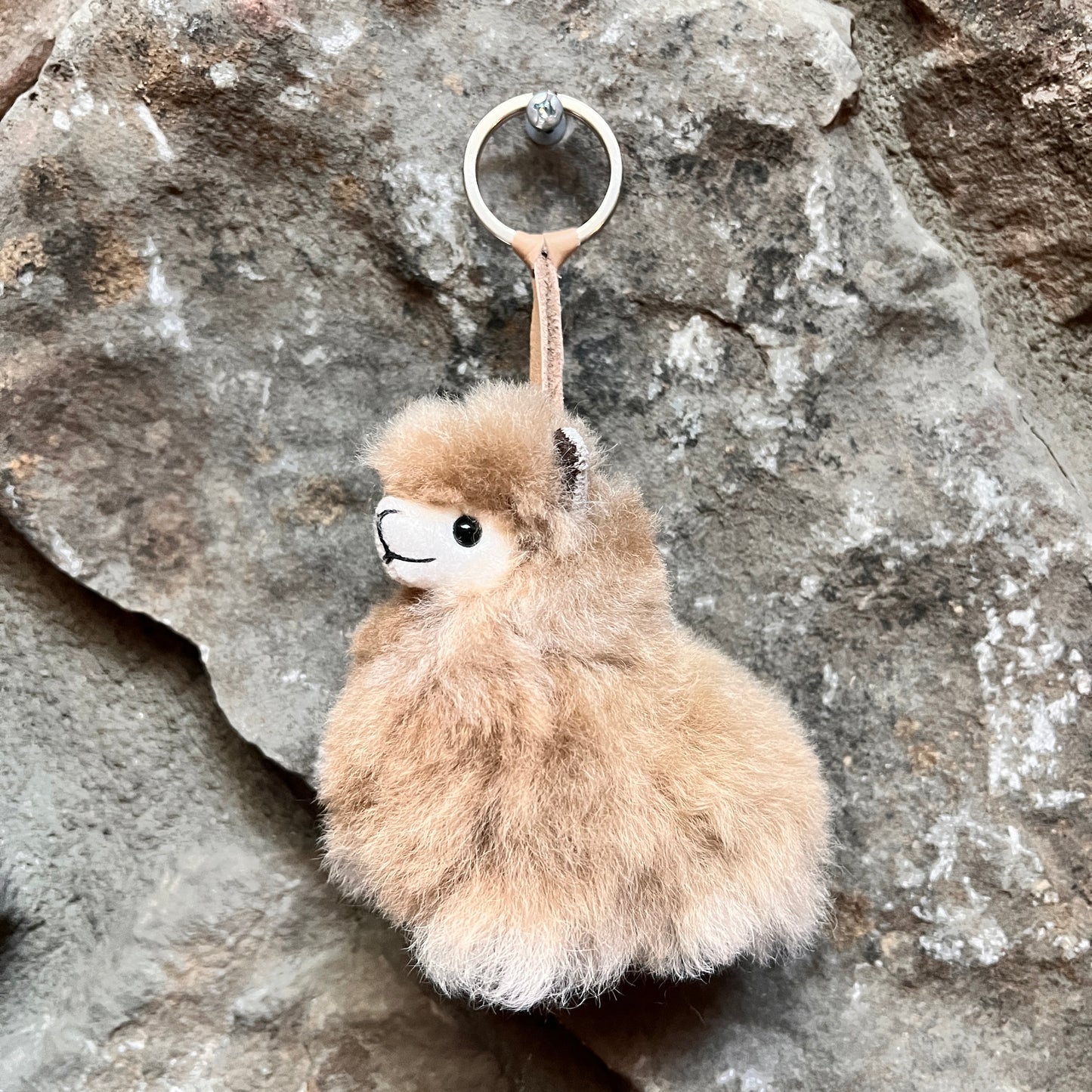 FUR ALPACA ZIPPER CHARM