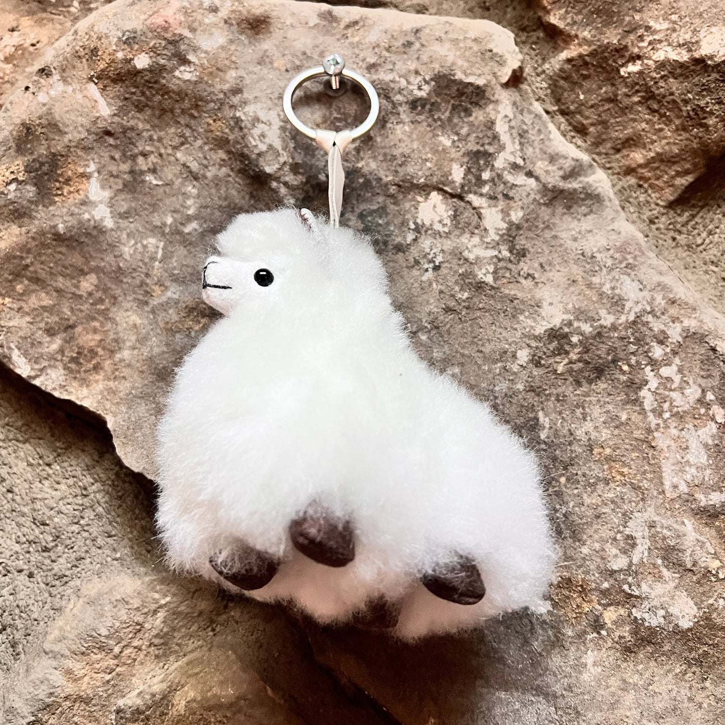 FUR ALPACA ZIPPER CHARM