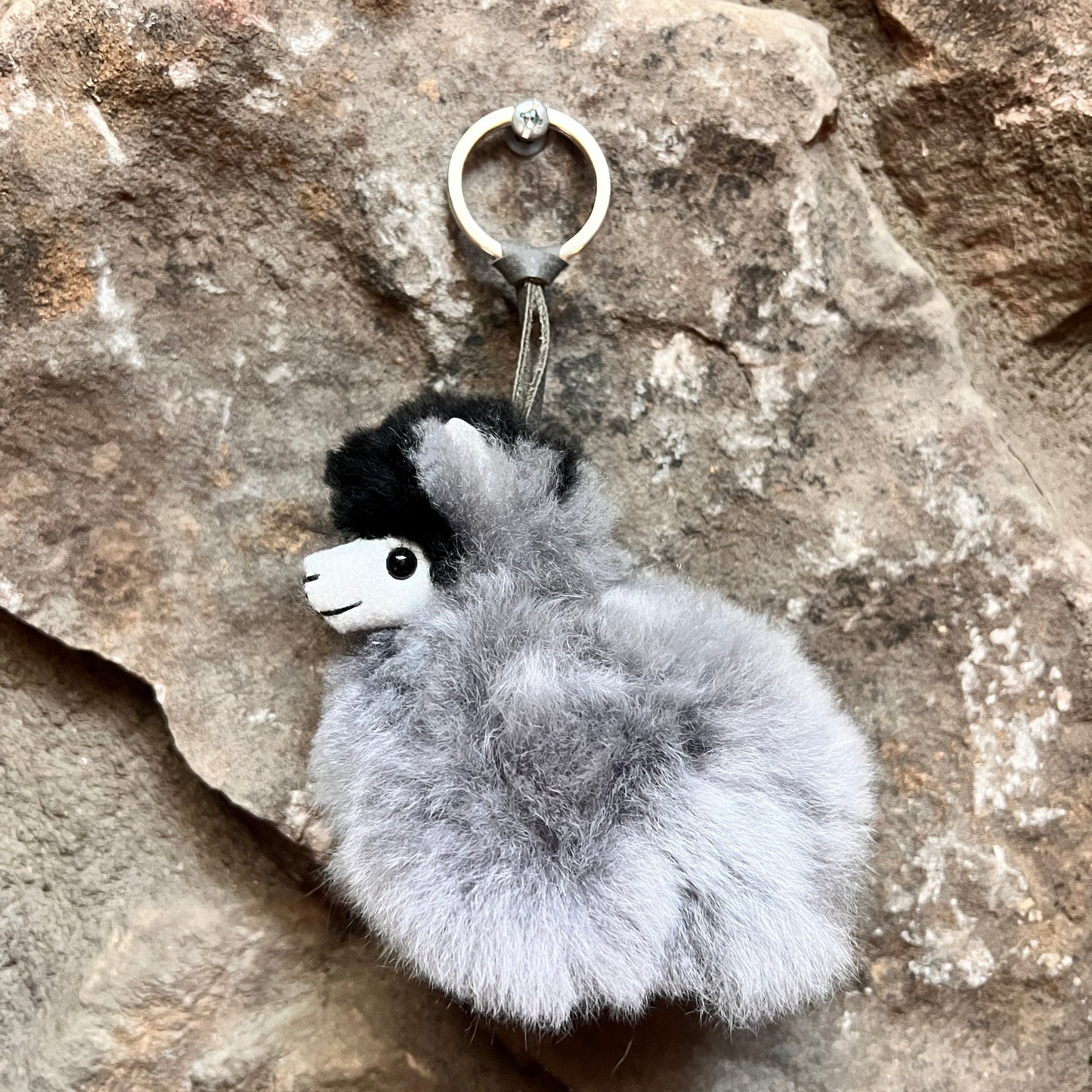 FUR ALPACA ZIPPER CHARM