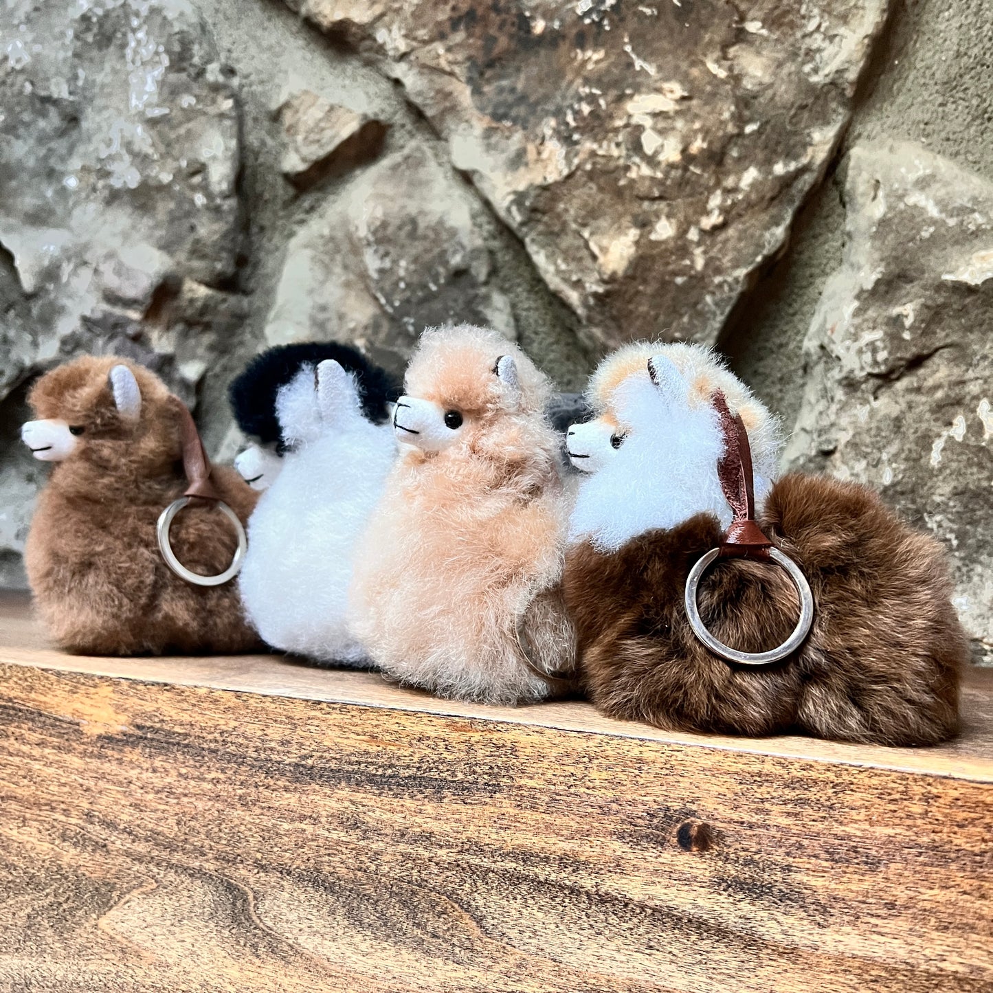 FUR ALPACA ZIPPER CHARM