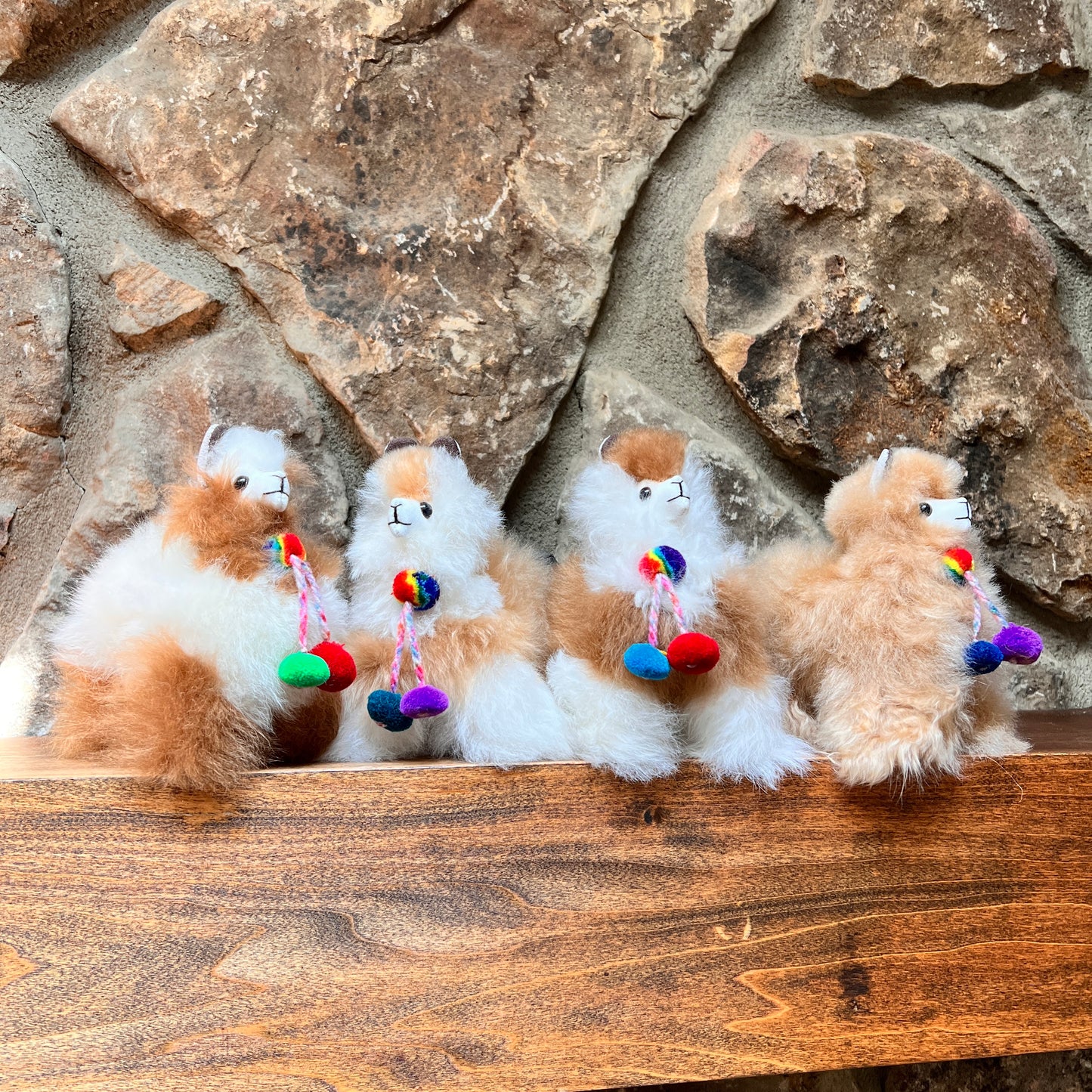 7 inch Handmade Alpaca with tassels