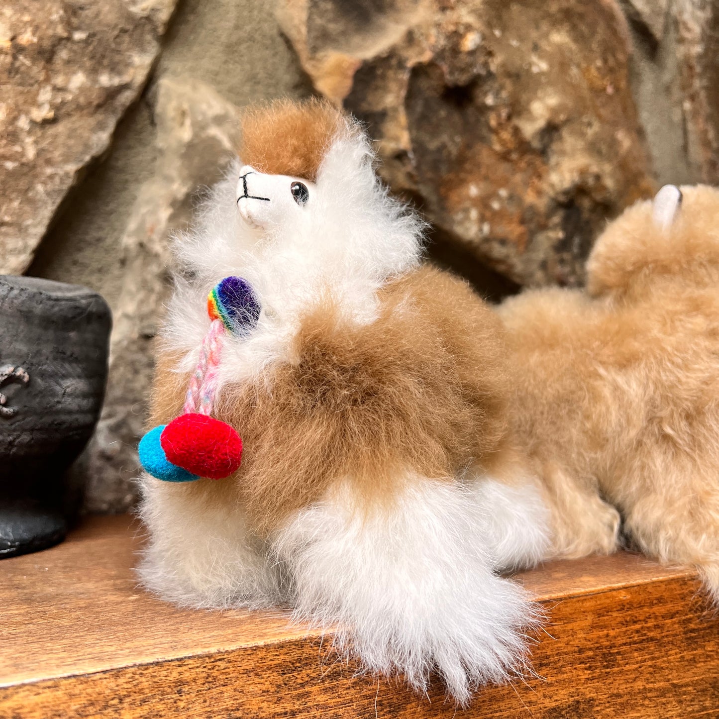 7 inch Handmade Alpaca with tassels