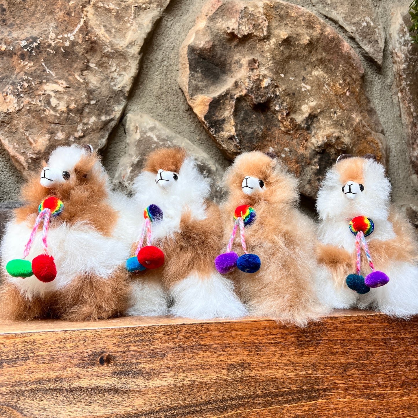 7 inch Handmade Alpaca with tassels