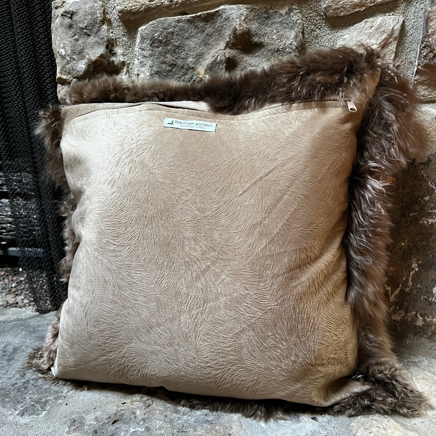 Baby Alpaca Fur Pillow 20x20