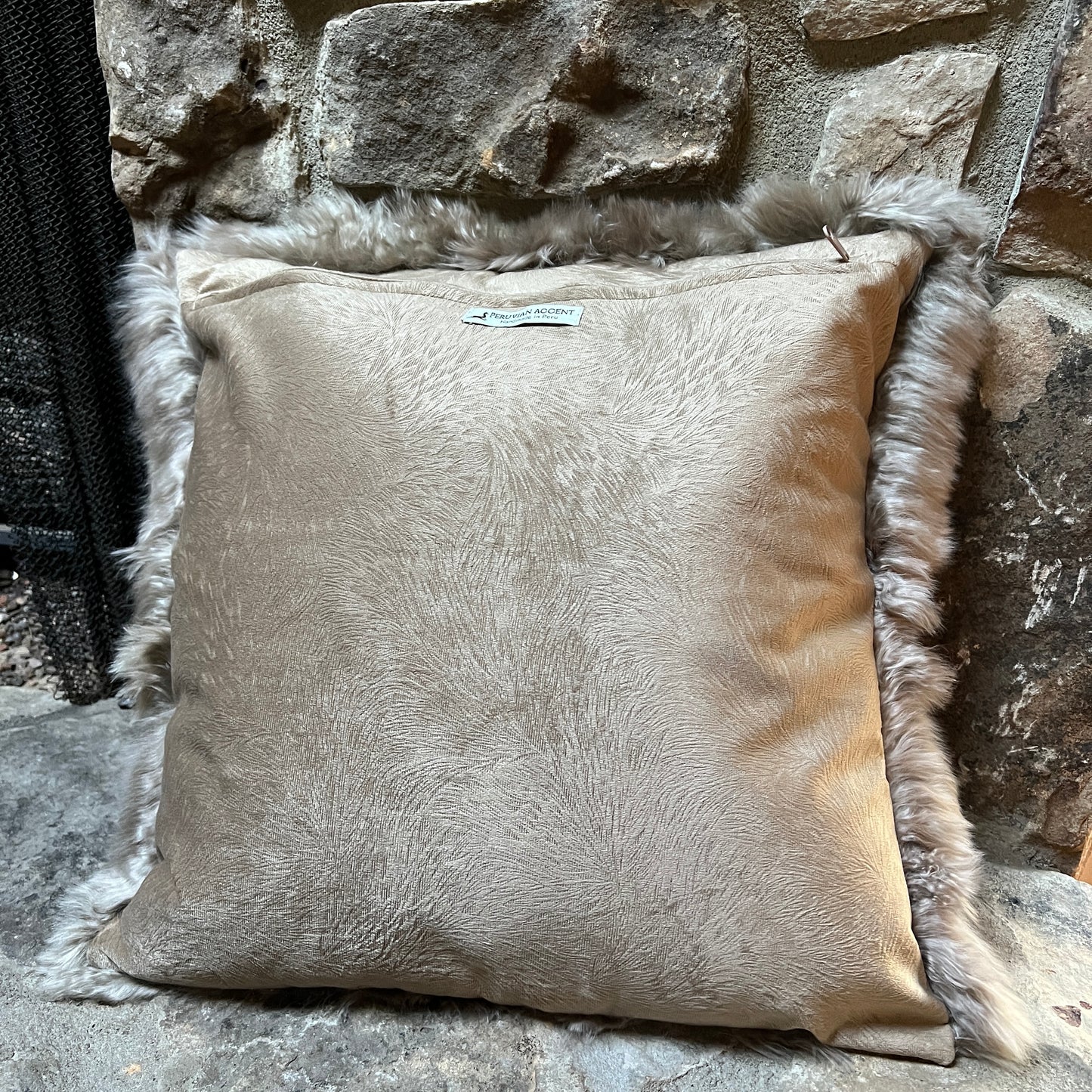 Baby Alpaca Fur Pillow 20x20