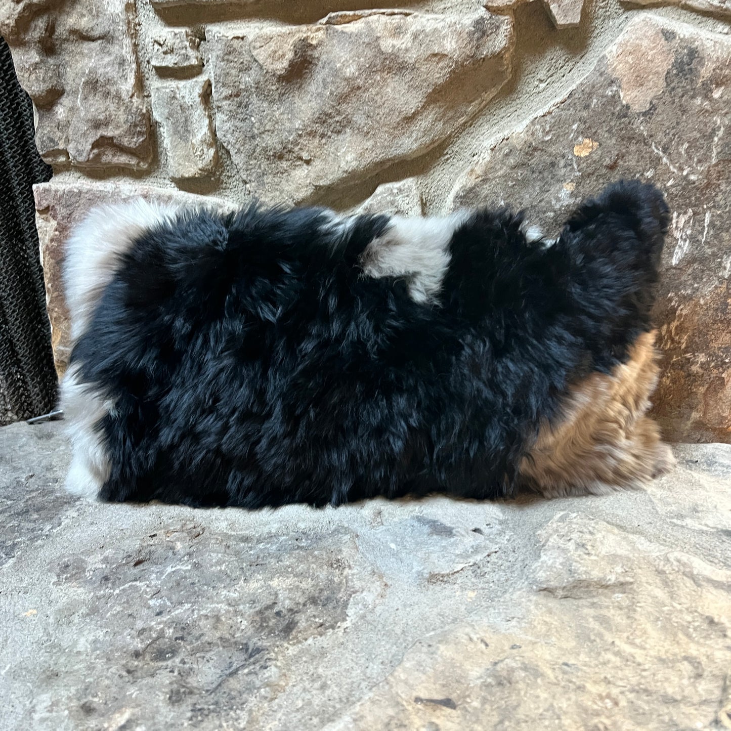Suri Alpaca fur LUMBAR pillow.