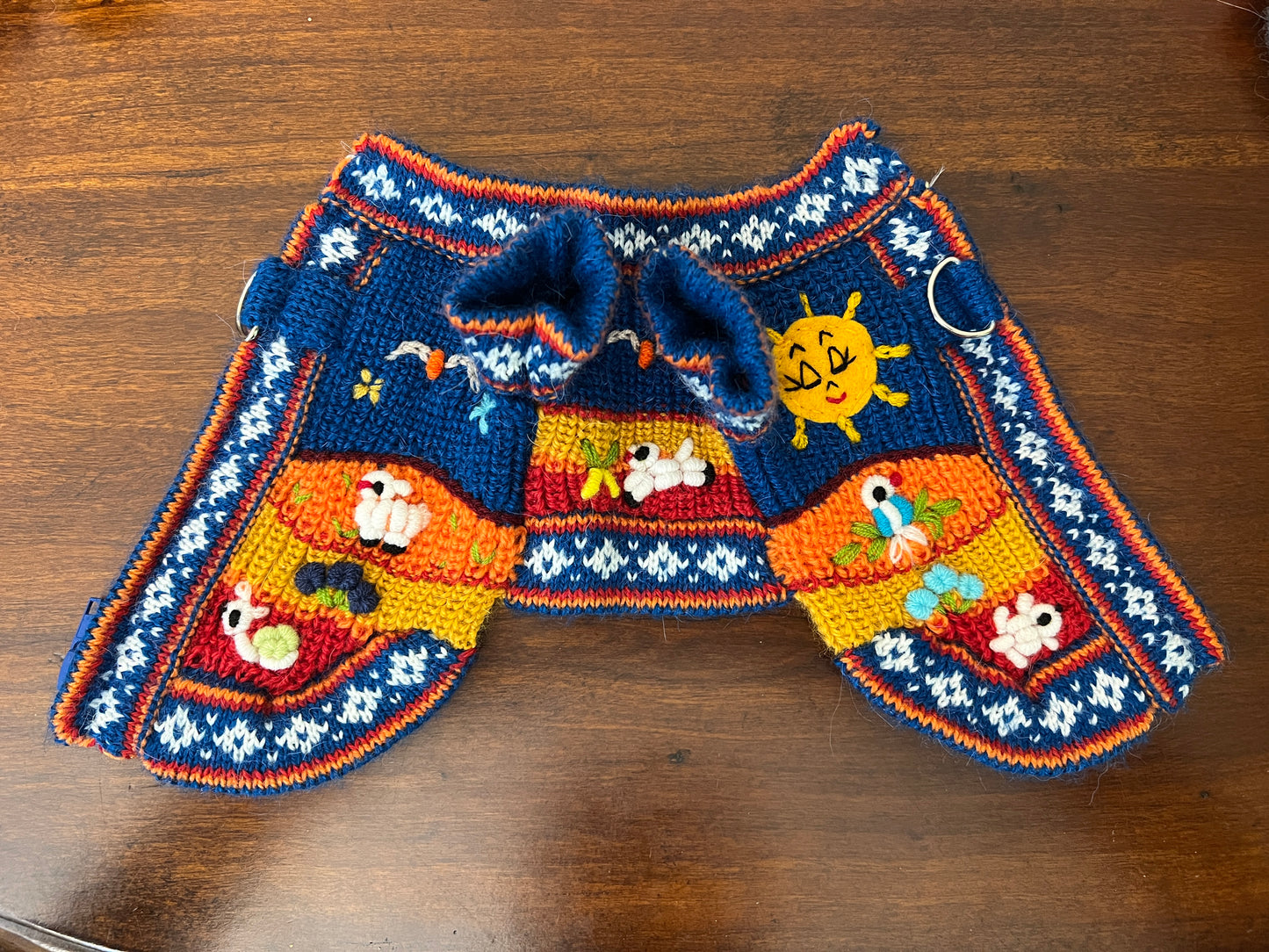 Luxury Teacup Dog Sweater | Handmade Peruvian Puppy Sweater