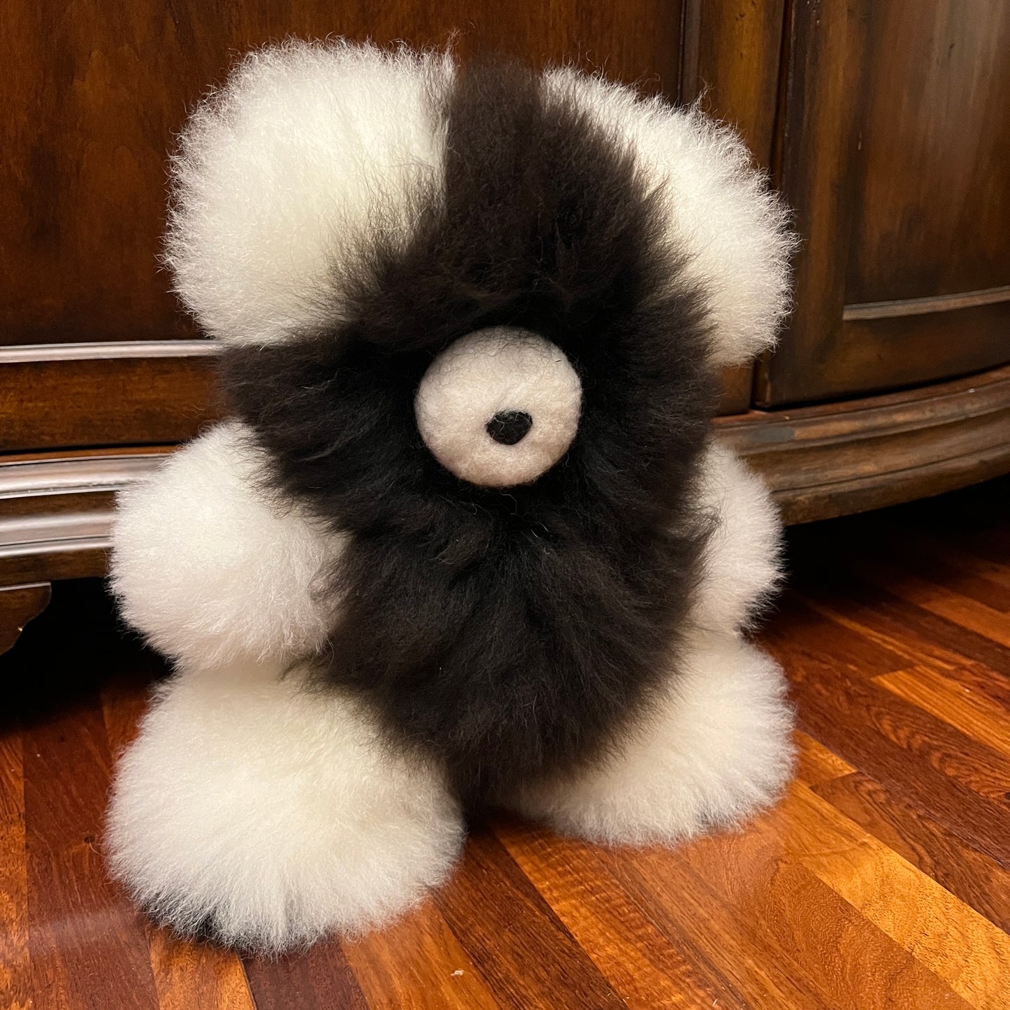 Handmade baby Alpaca fur bear