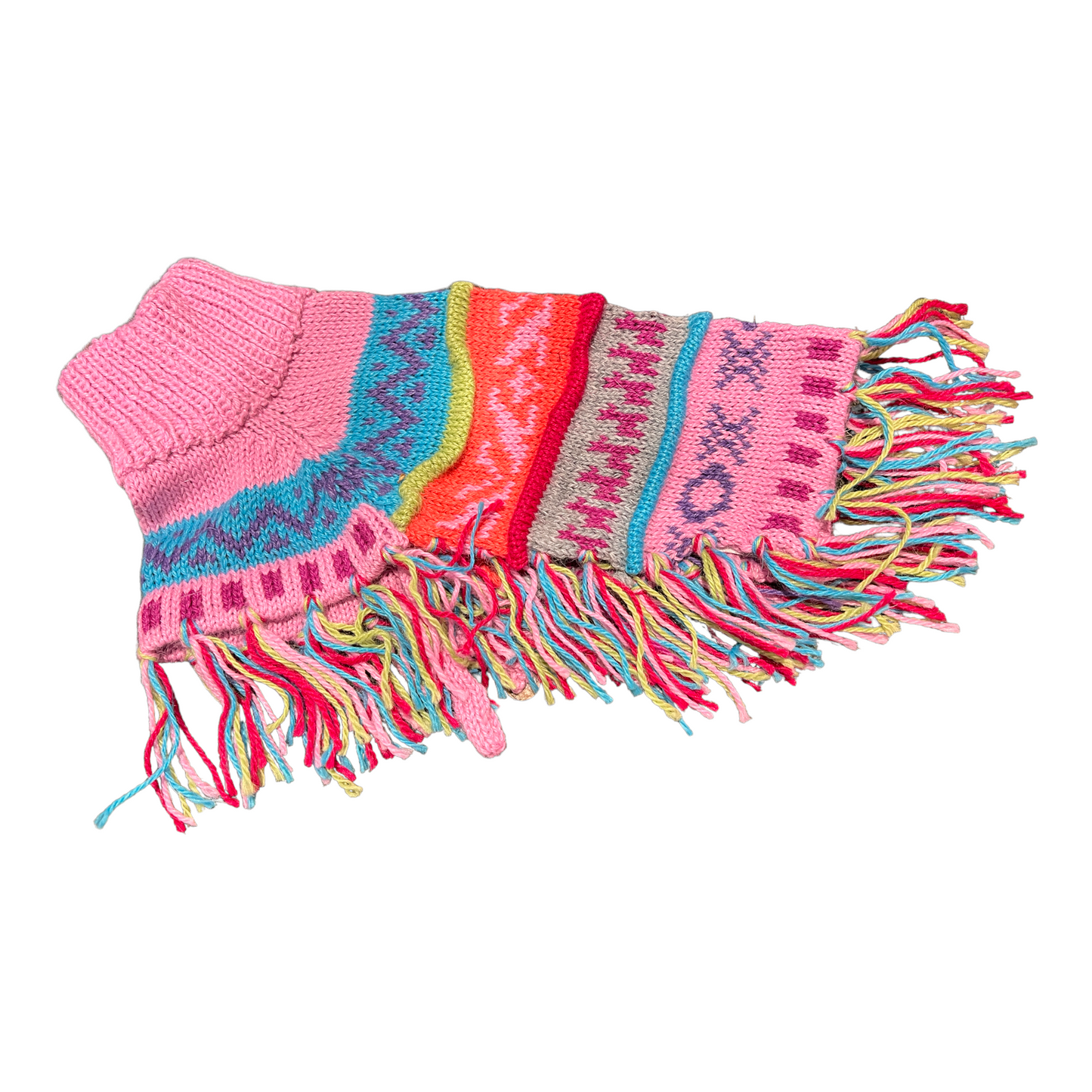 BABY PINK Alpaca dog poncho (Sizes XX0-20)