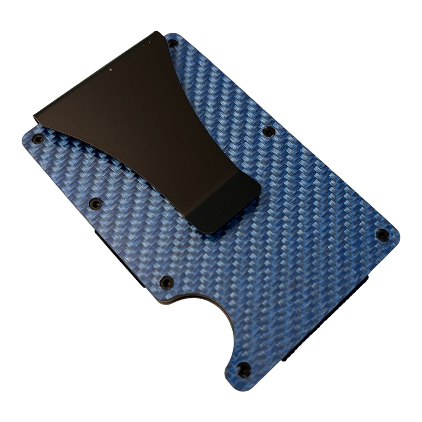 Blue Carbon RFID blocking slim wallet