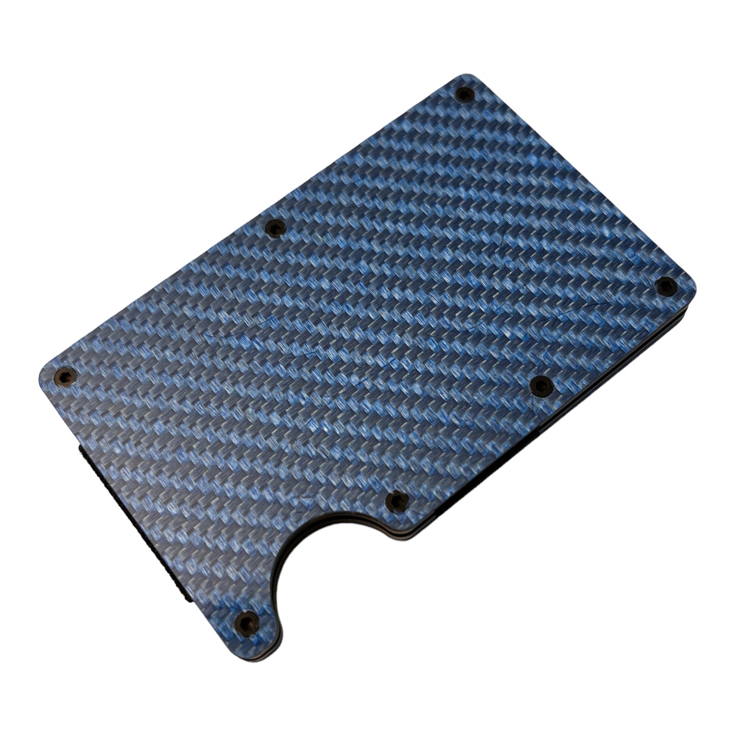 Blue Carbon RFID blocking slim wallet