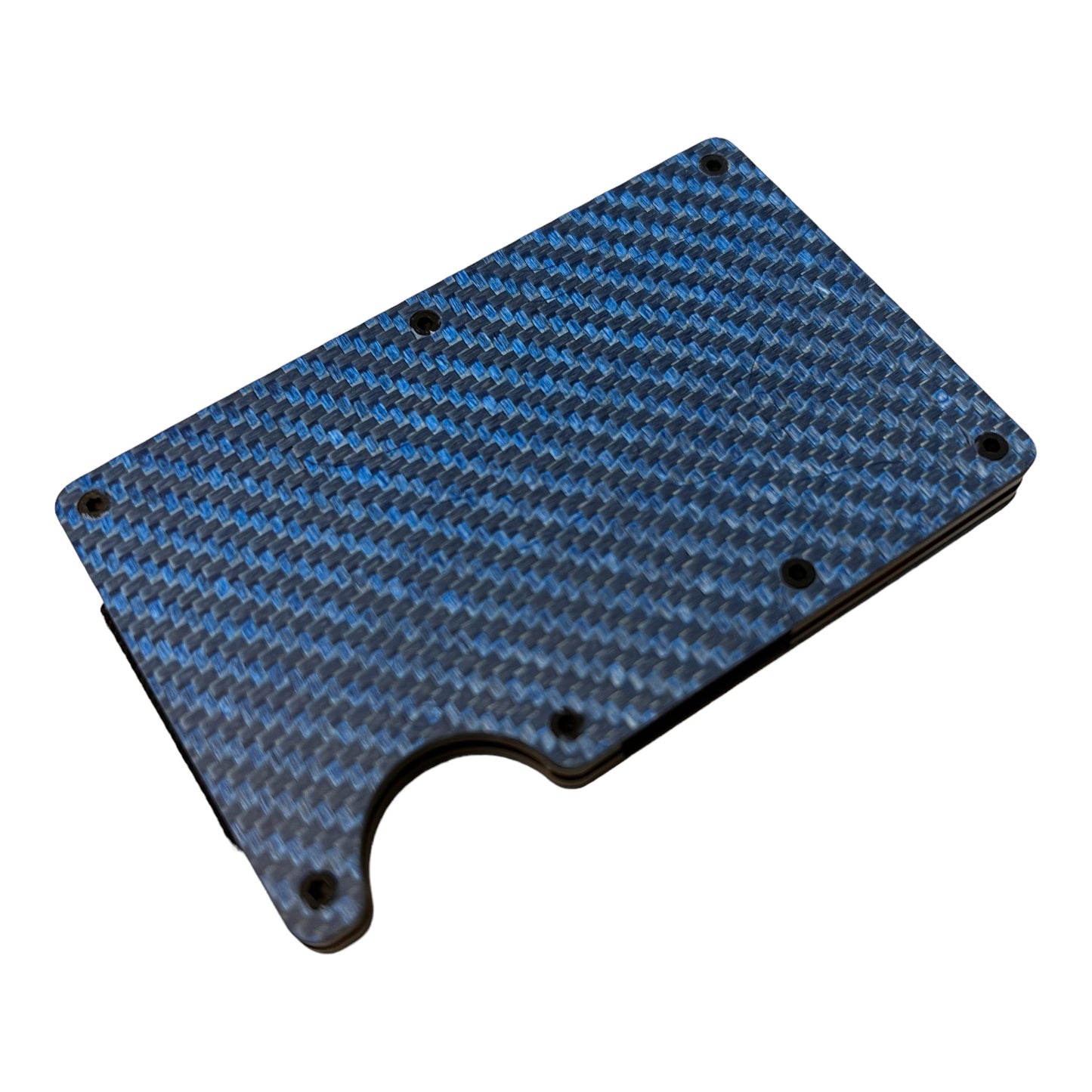 Blue Carbon RFID blocking slim wallet
