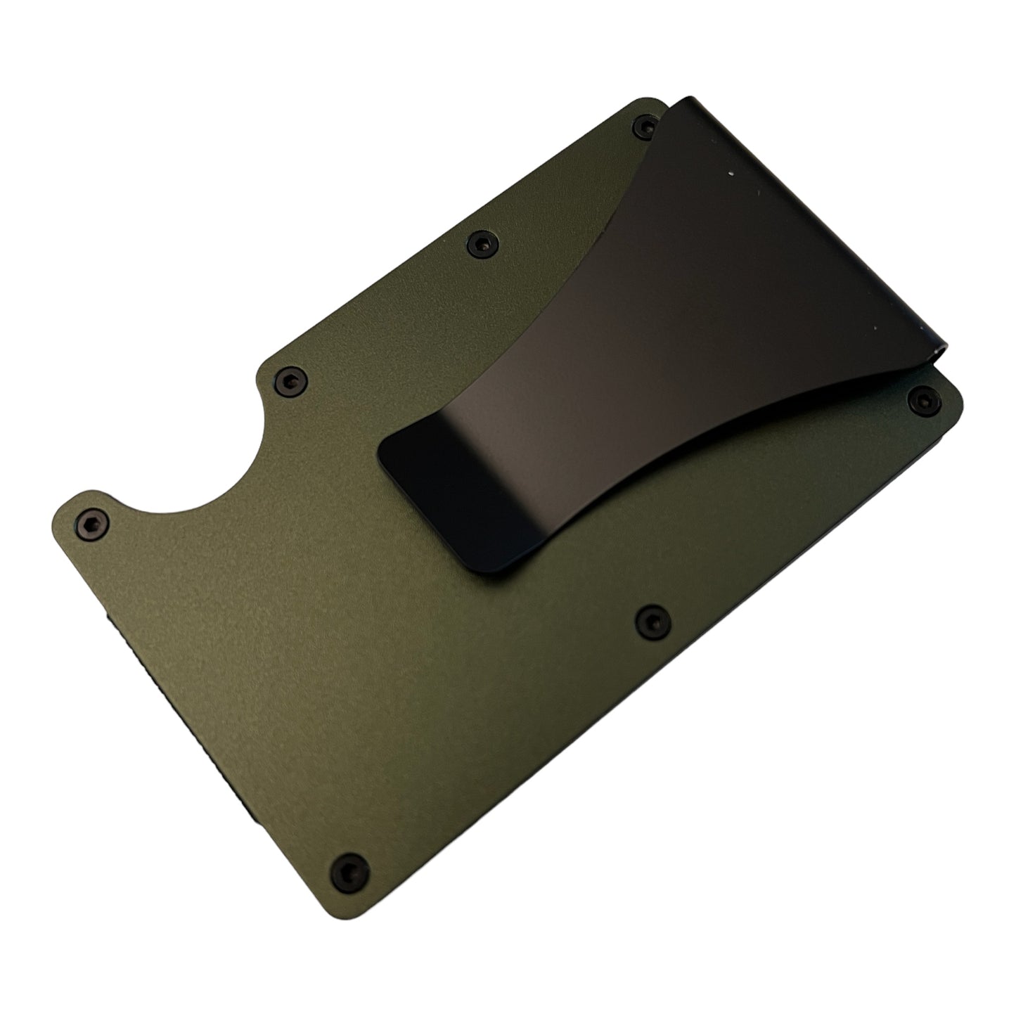 Military Green RFID blocking Slim wallet
