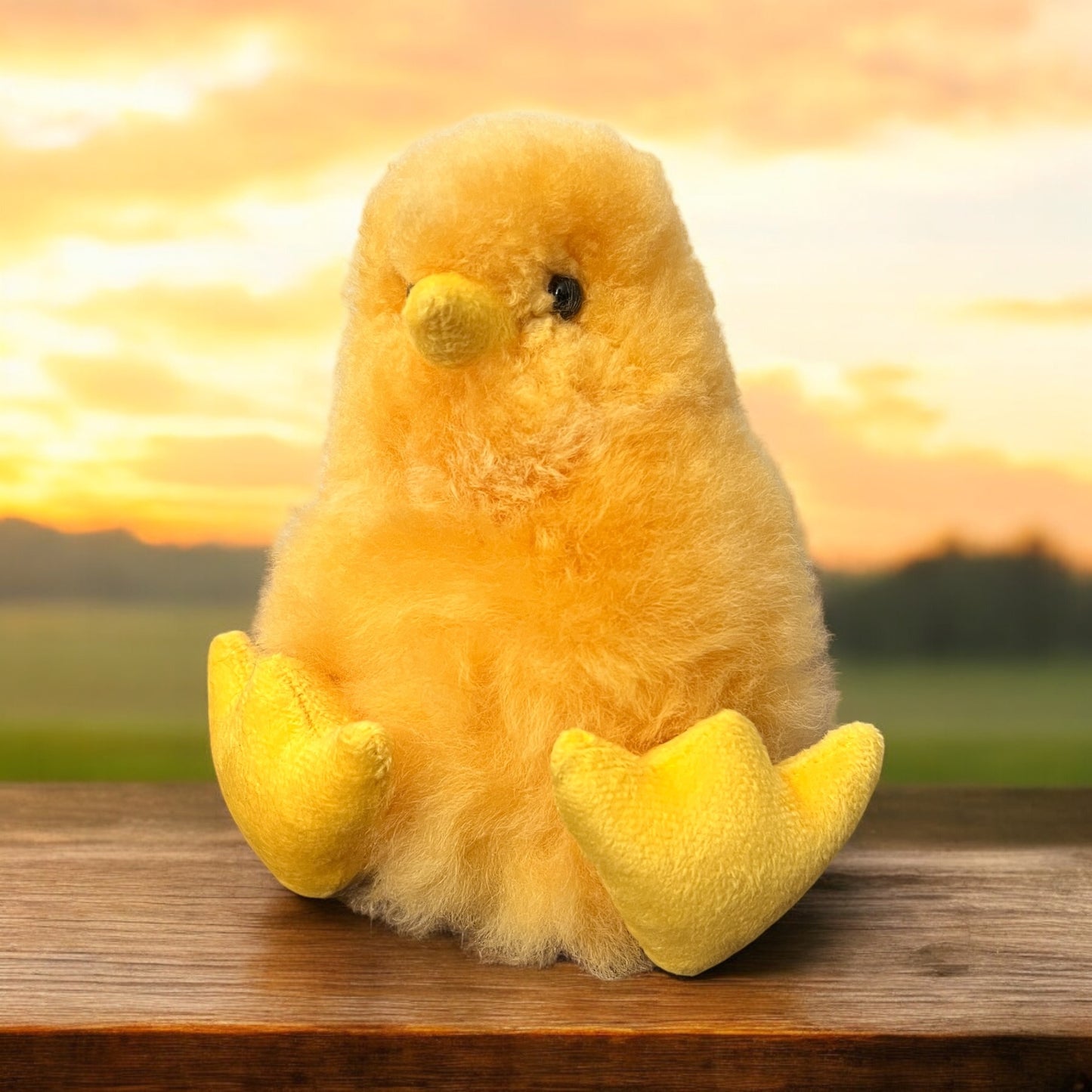 "Chicken Nugget" made of baby Alpaca fur.