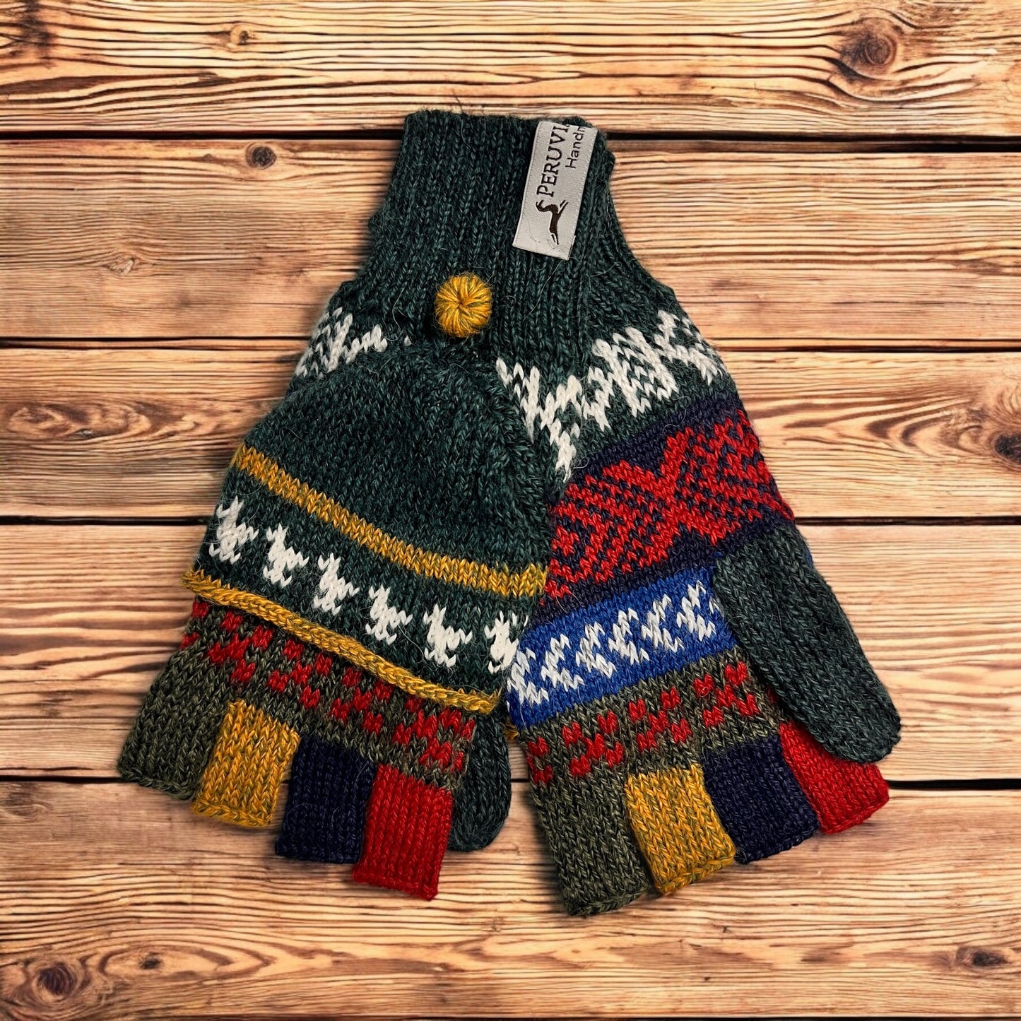 Alpaca mitten gloves. Unisex. (multiple colors)
