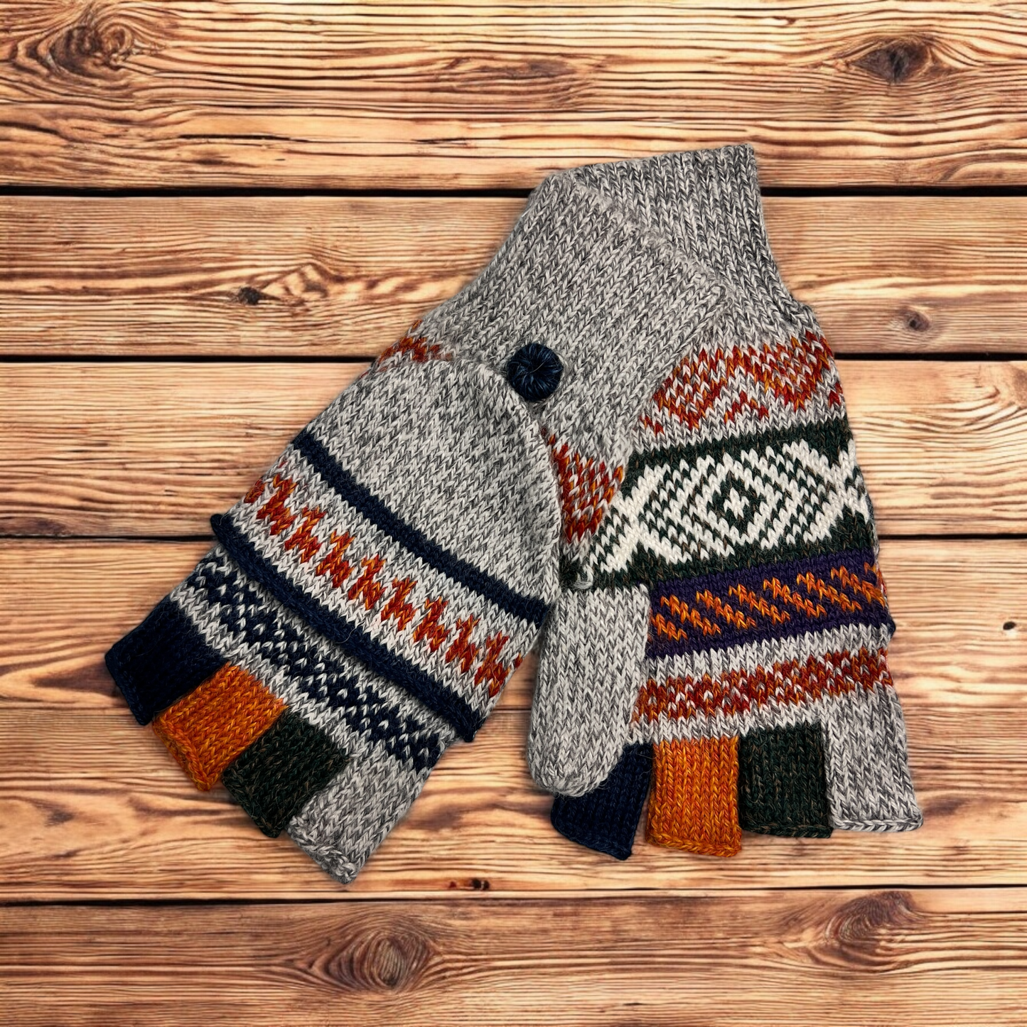 Alpaca mitten gloves. Unisex. (multiple colors)