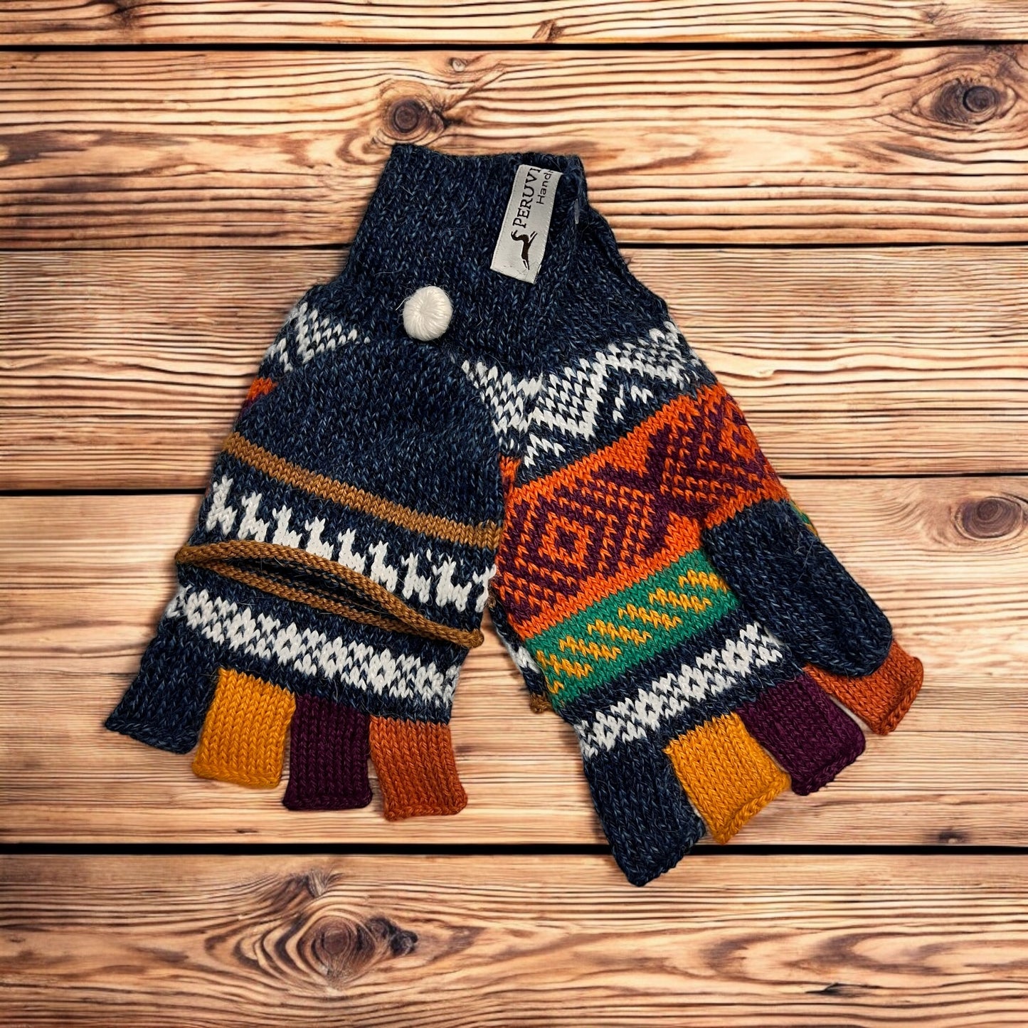 Alpaca mitten gloves. Unisex. (multiple colors)