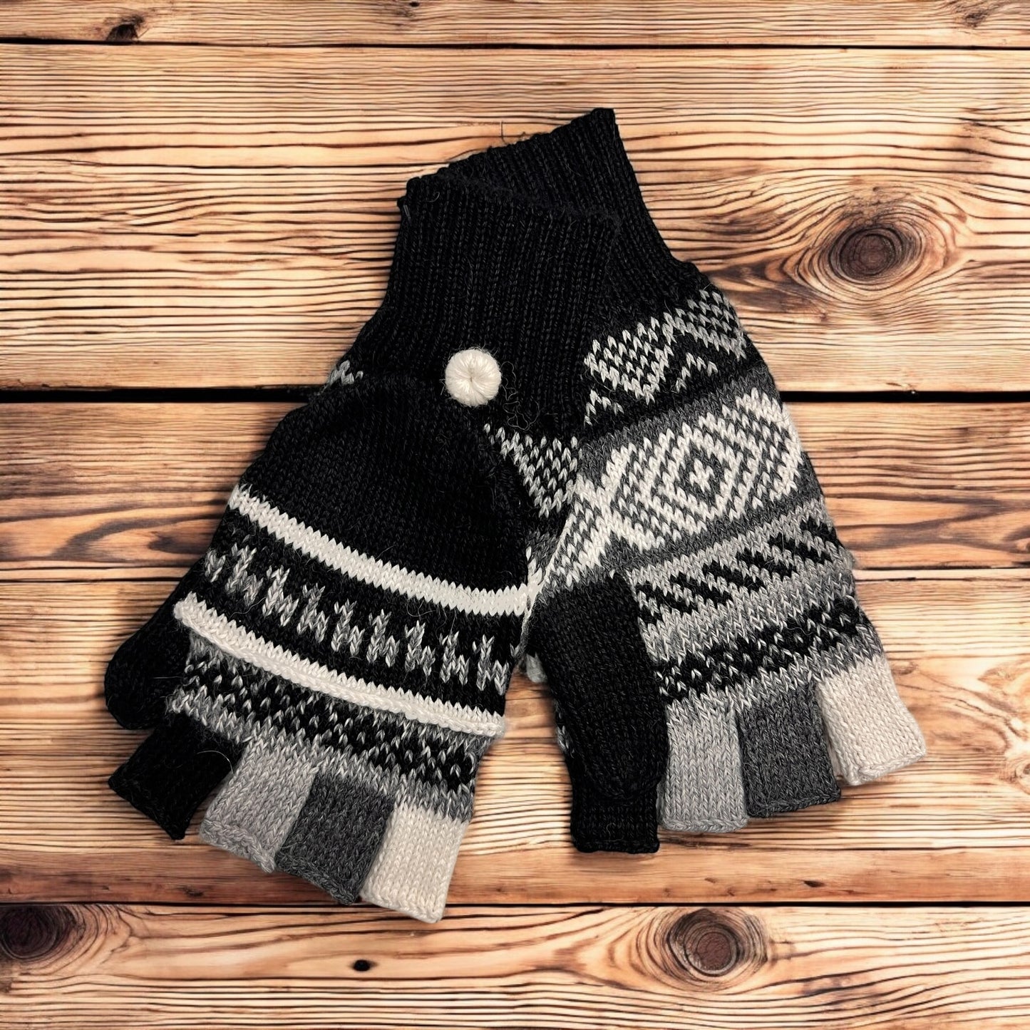 Alpaca mitten gloves. Unisex. (multiple colors)