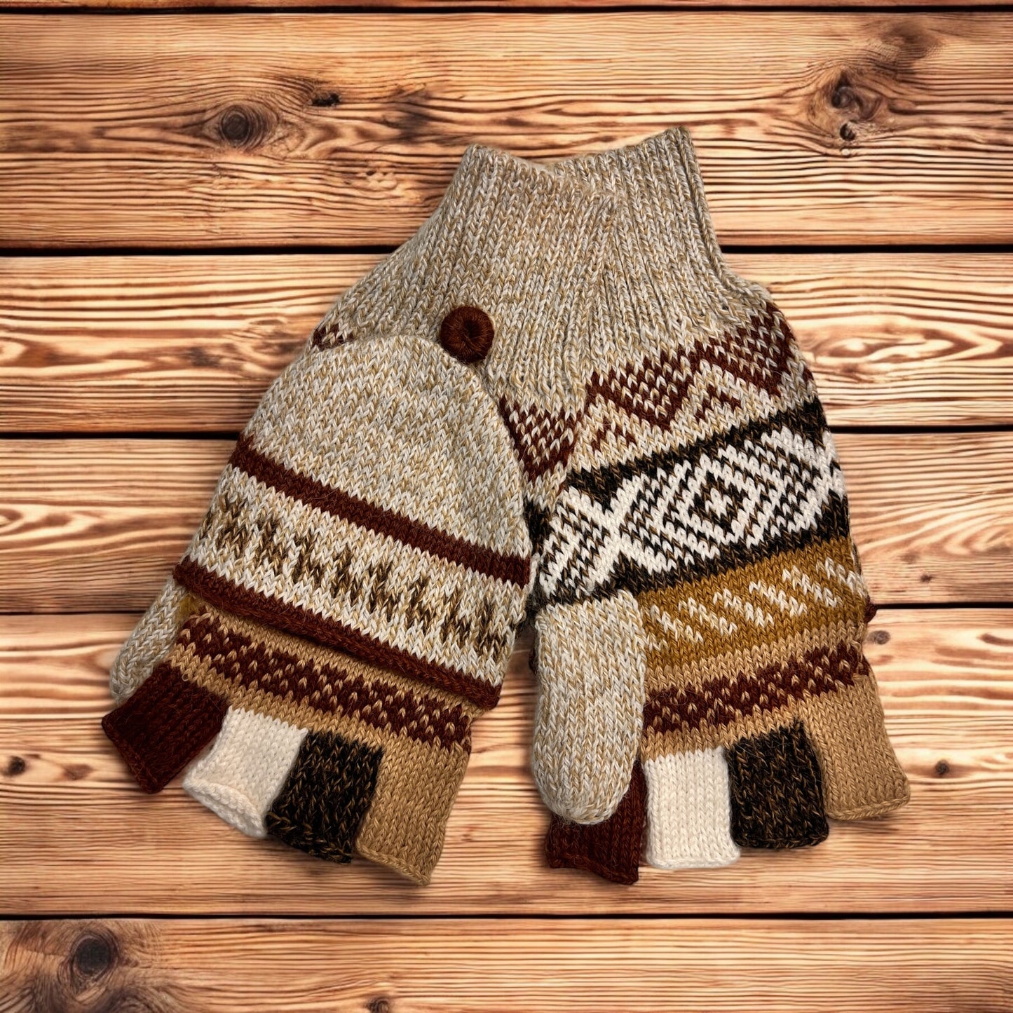 Alpaca mitten gloves. Unisex. (multiple colors)