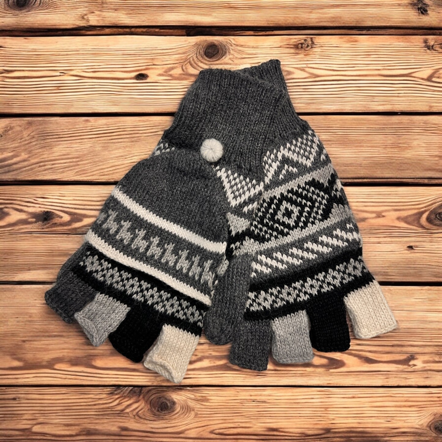 Alpaca mitten gloves. Unisex. (multiple colors)