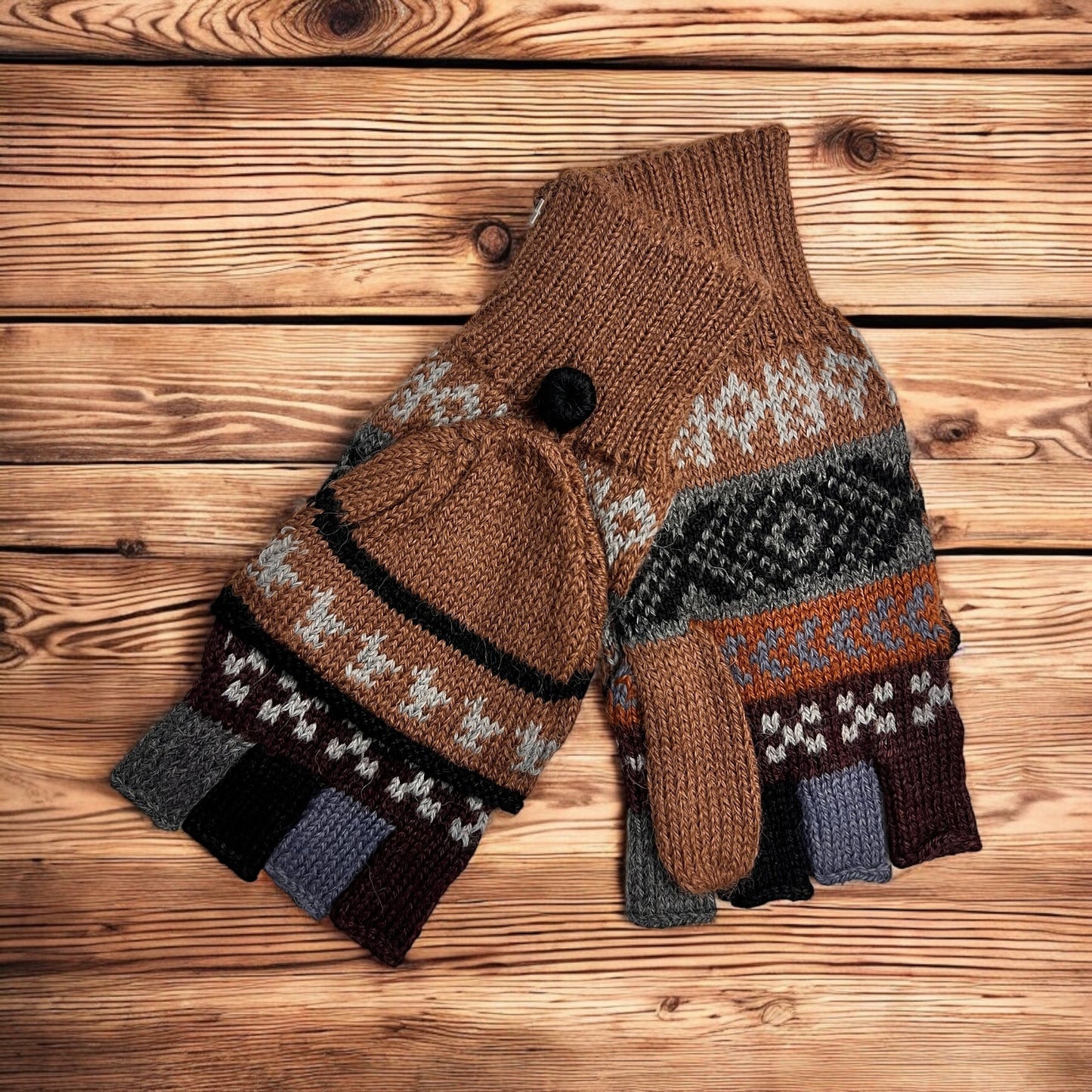 Alpaca mitten gloves. Unisex. (multiple colors)