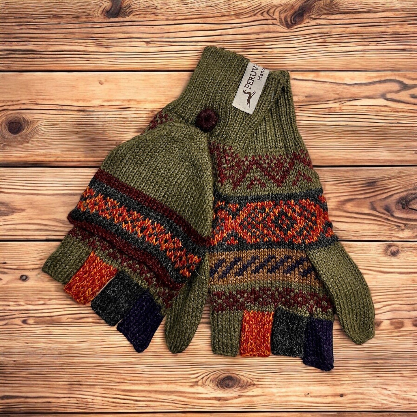 Alpaca mitten gloves. Unisex. (multiple colors)