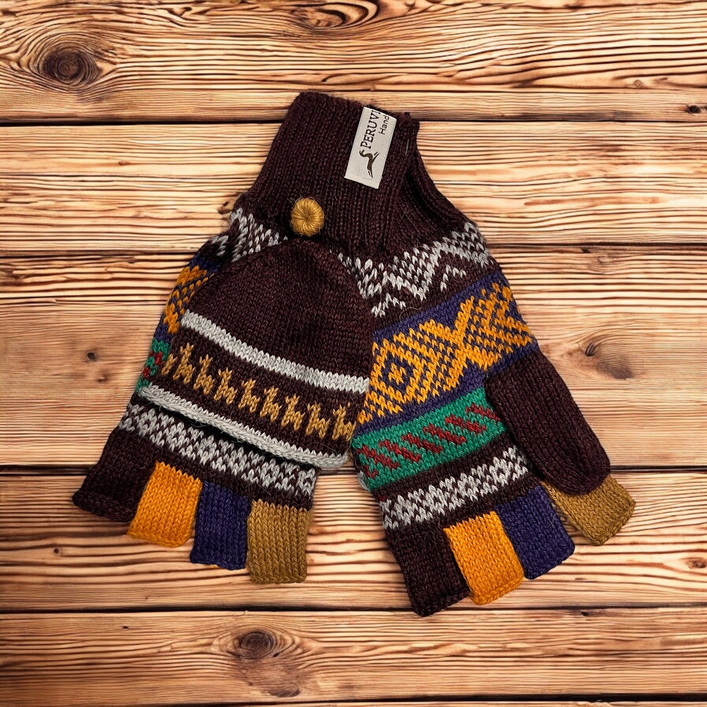 Alpaca mitten gloves. Unisex. (multiple colors)