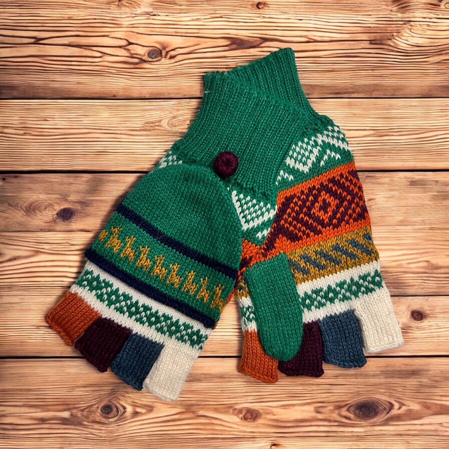 Alpaca mitten gloves. Unisex. (multiple colors)