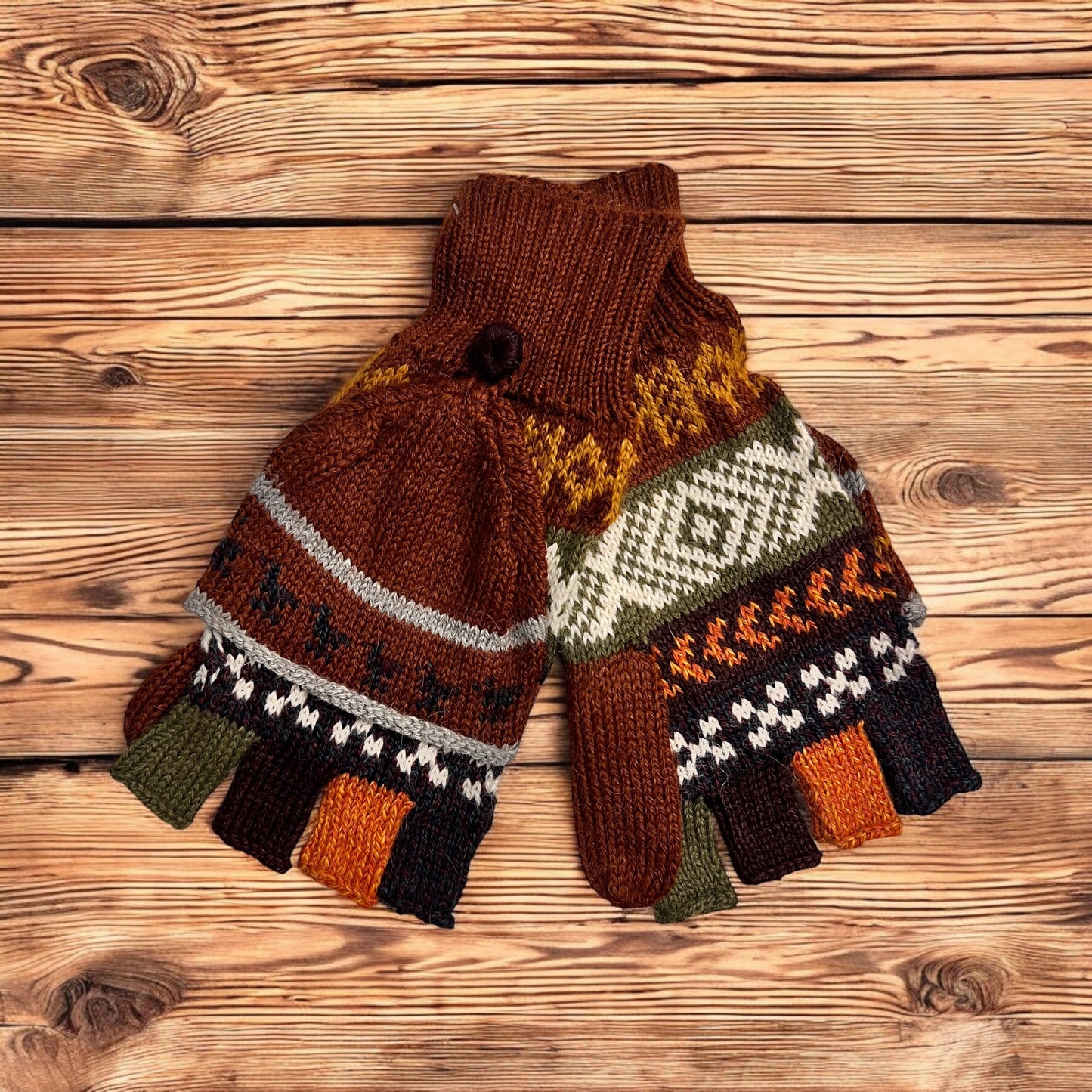 Alpaca mitten gloves. Unisex. (multiple colors)
