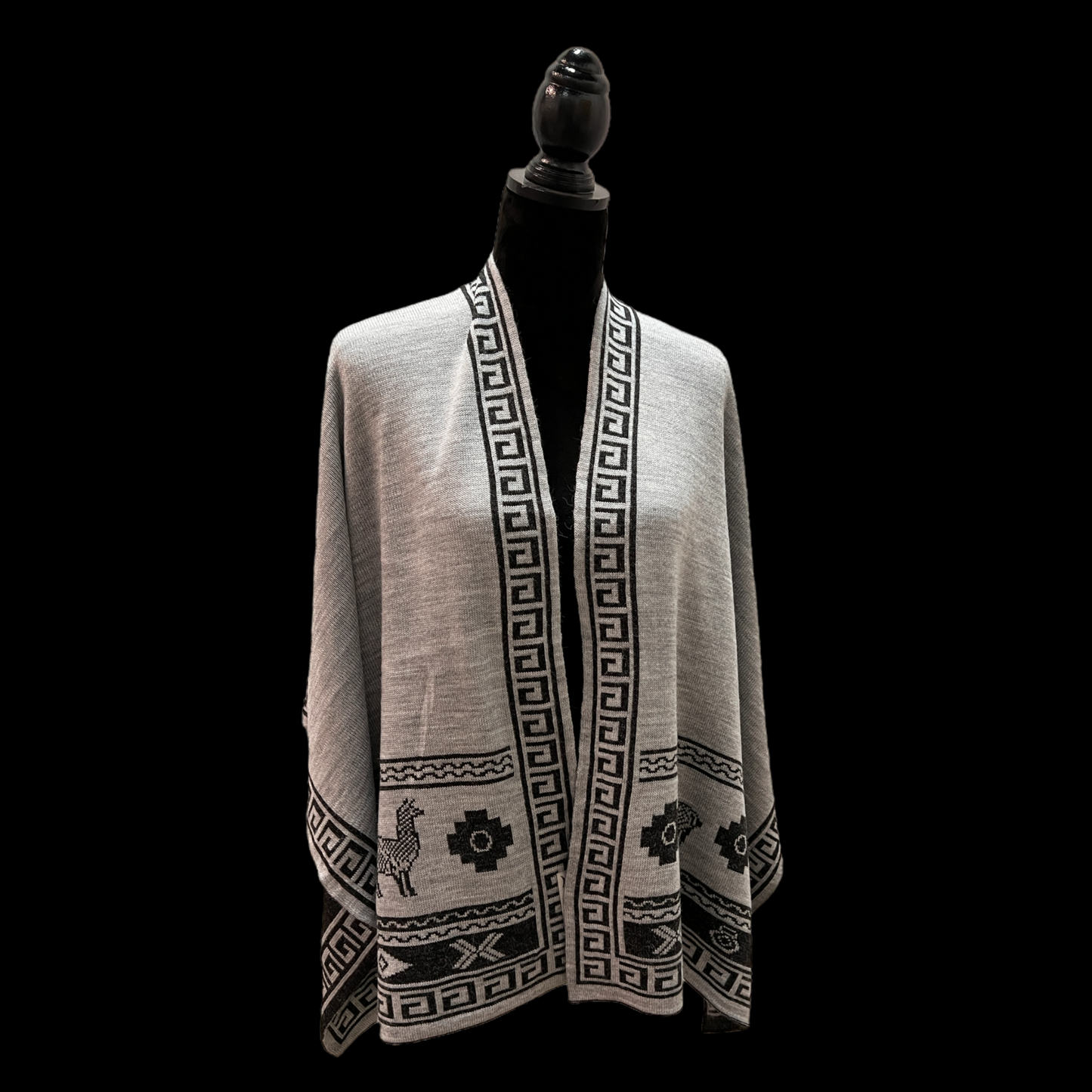 Alpaca Reversible CHACANA Shawl.
