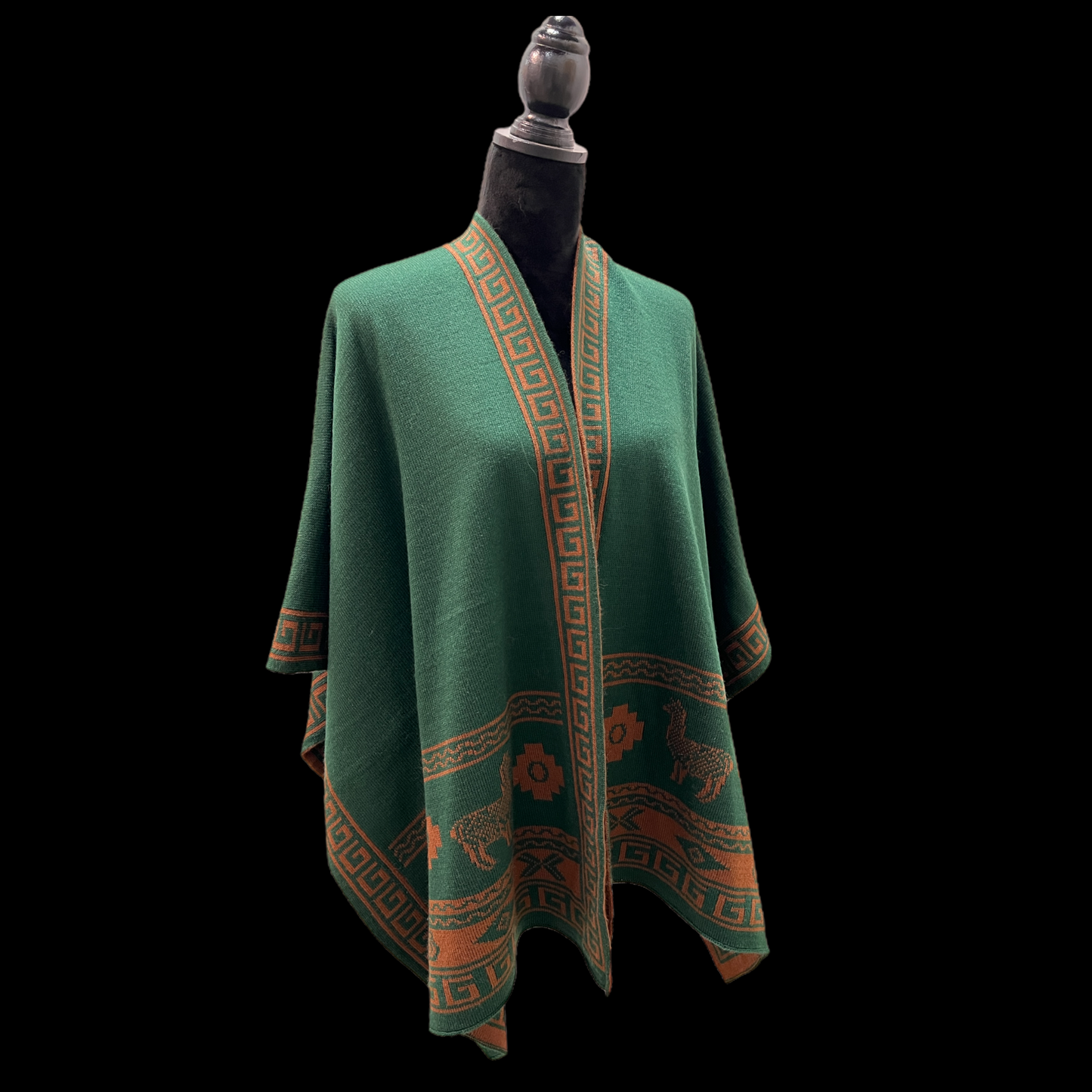 Alpaca Reversible CHACANA Shawl.