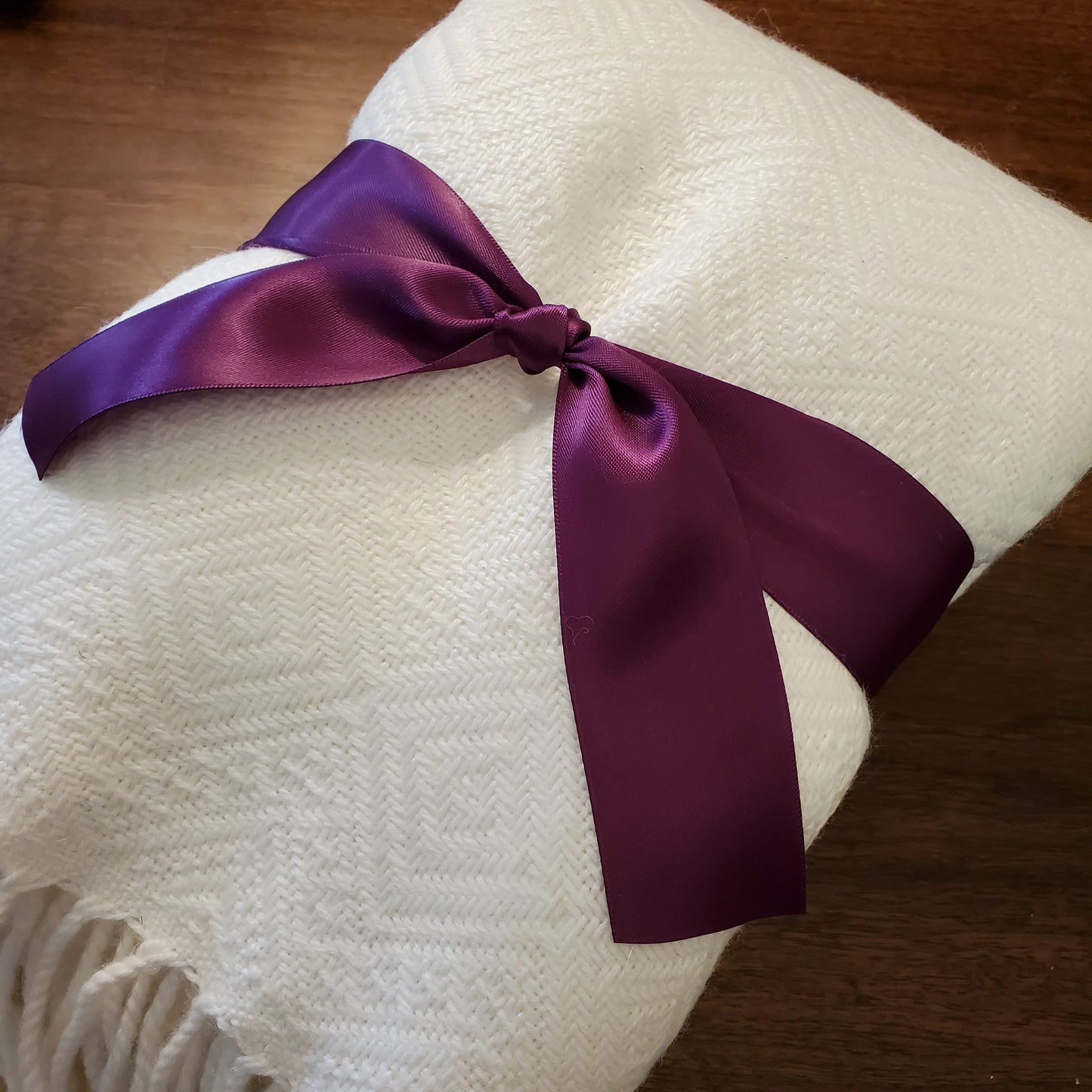 Royal Bone Alpaca Blanket- Peruvian Accent