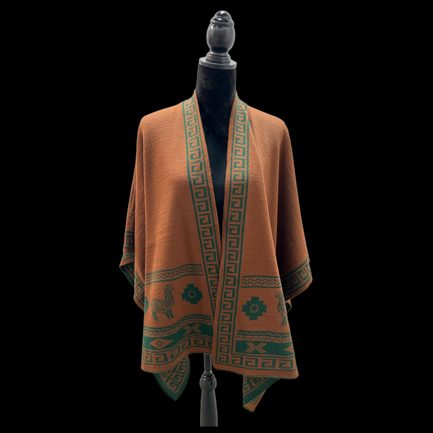Alpaca Reversible CHACANA Shawl.