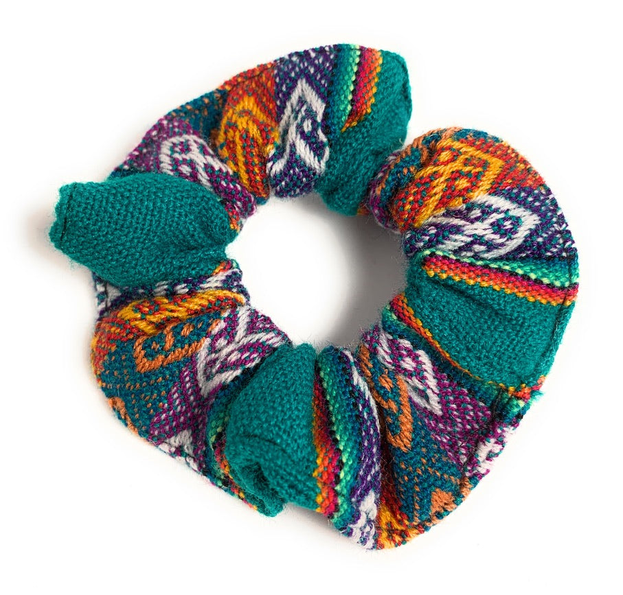 Handmade Cholita Scrunchies - Peruvian Accent