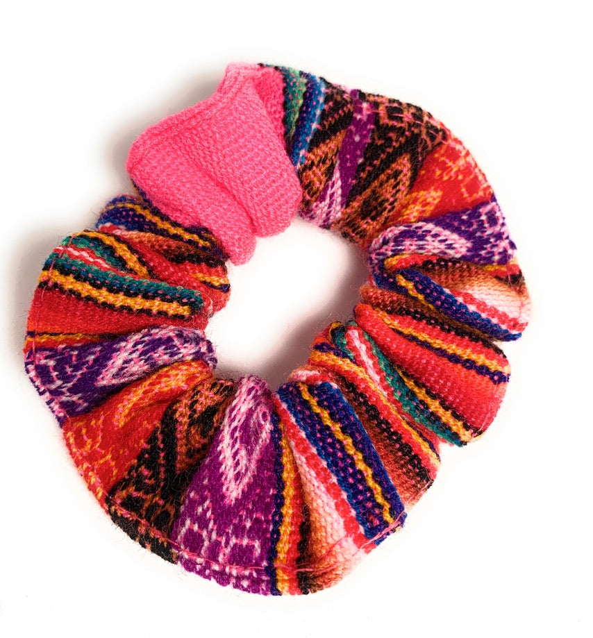 Handmade Cholita Scrunchies - Peruvian Accent