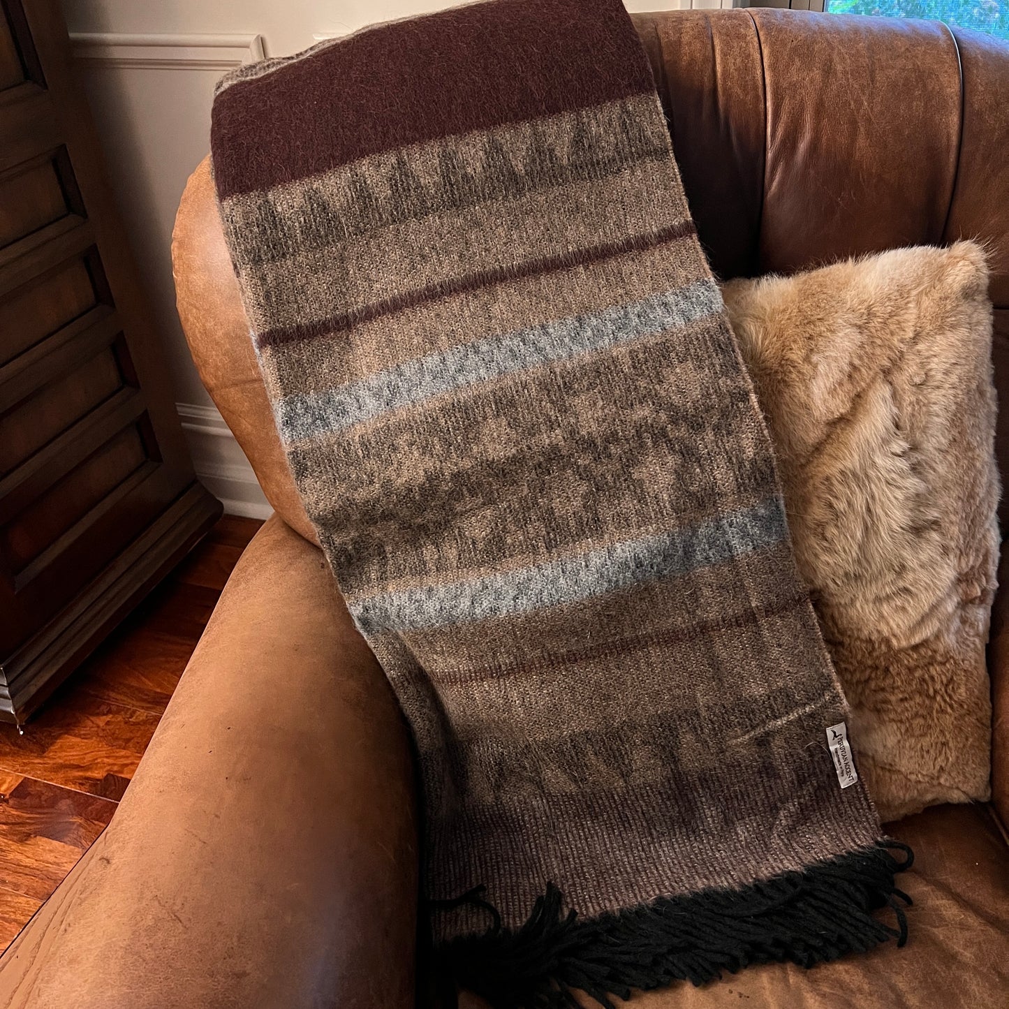 Brushed Baby Alpaca Blanket