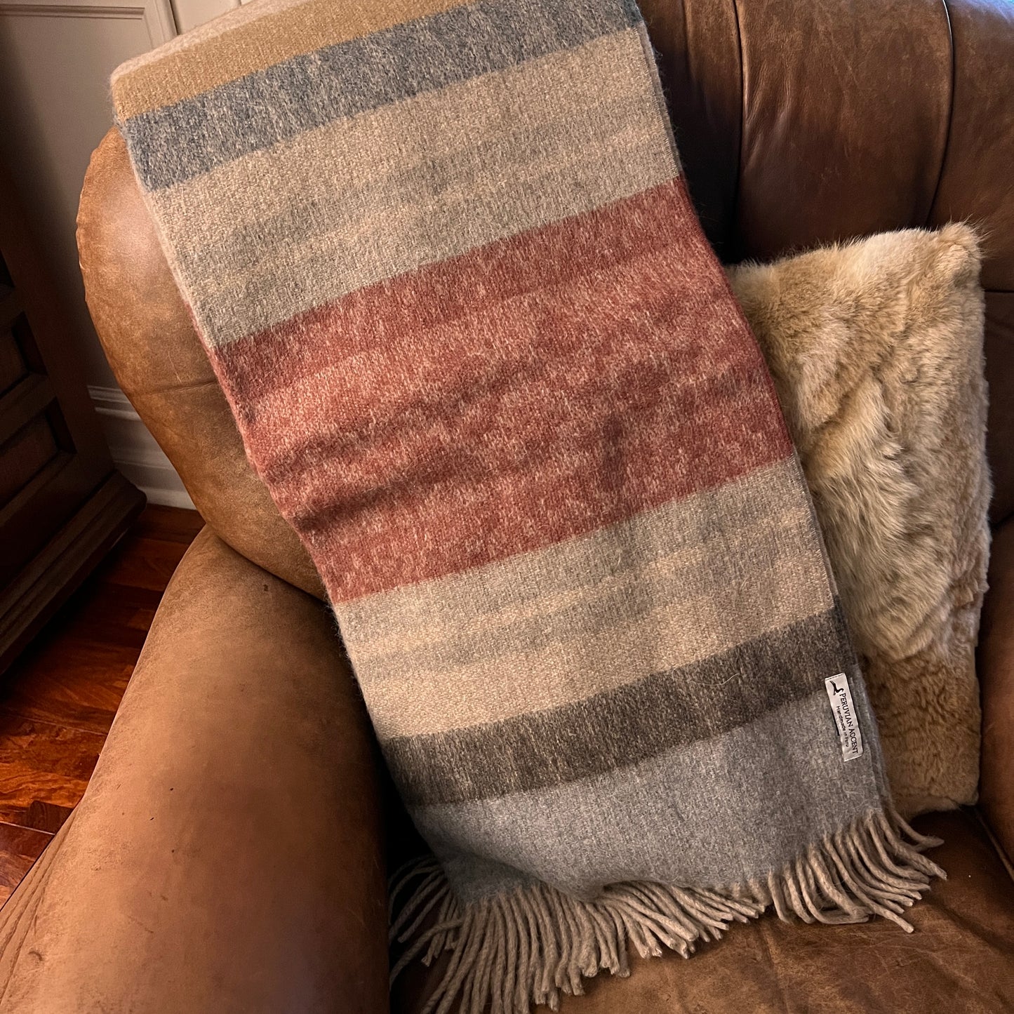Brushed Baby Alpaca Blanket