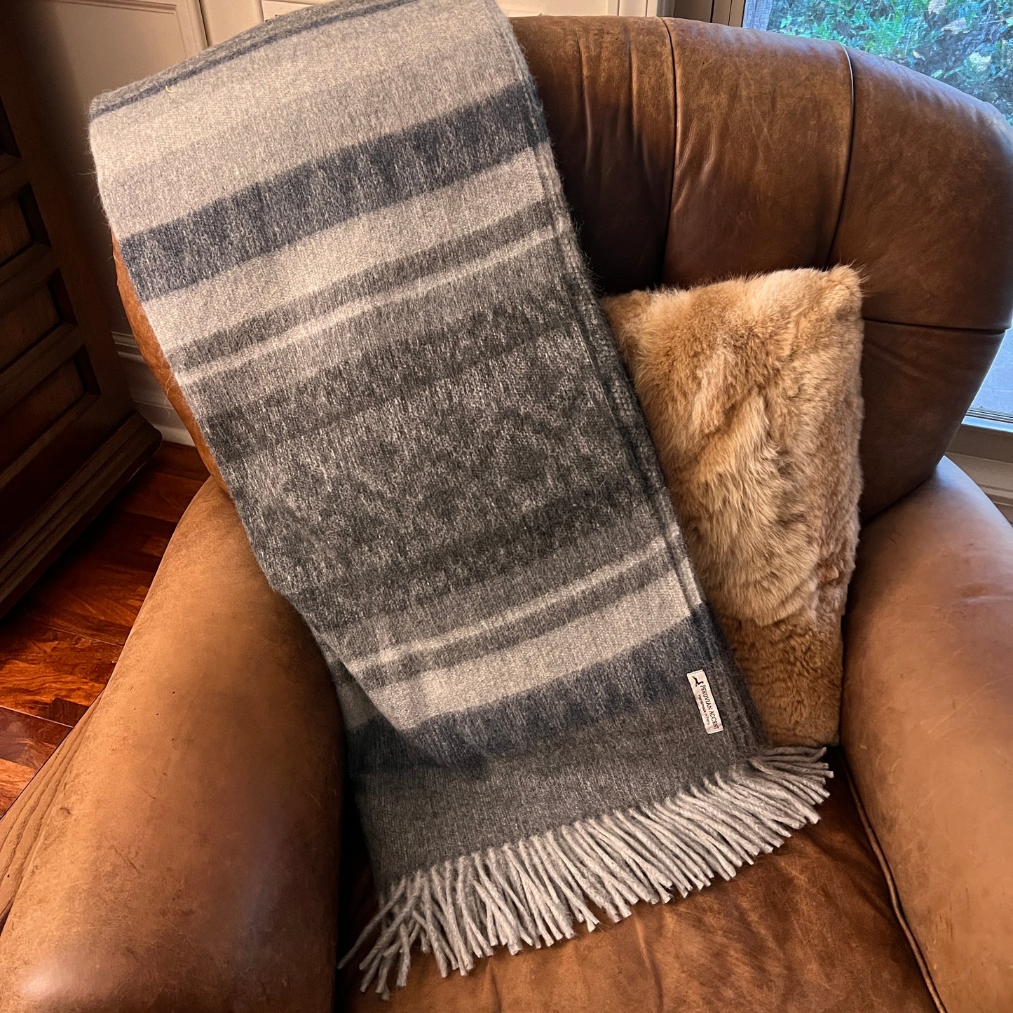 Brushed Baby Alpaca Blanket