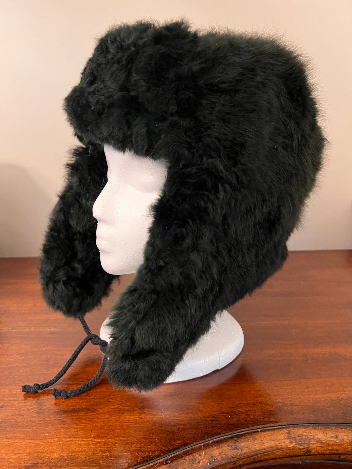 Luxury Peruvian Alpaca Fur Trapper Hat.