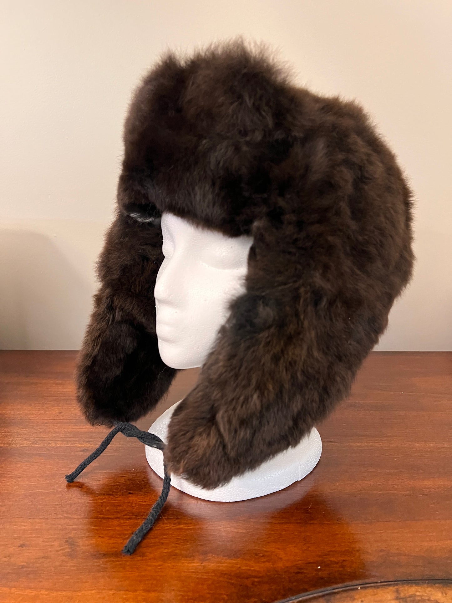Luxury Peruvian Alpaca Fur Trapper Hat.
