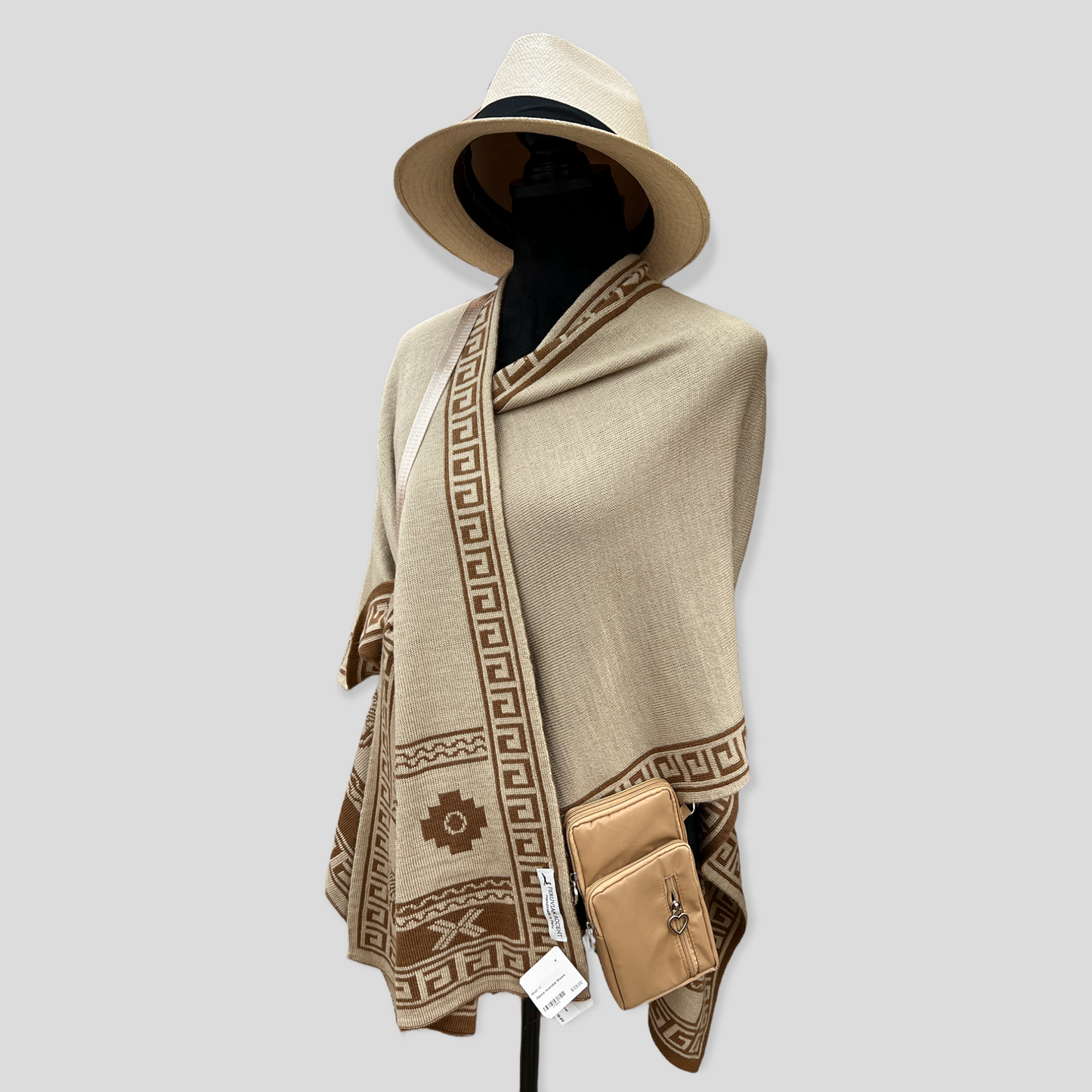 Alpaca Reversible CHACANA Shawl.