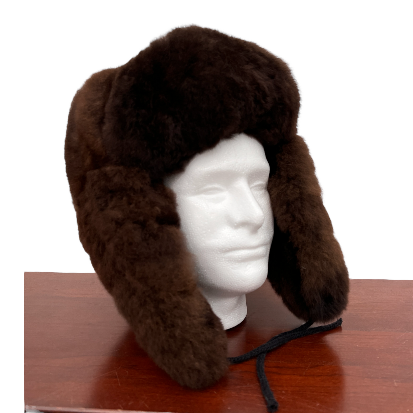 Luxury Peruvian Alpaca Fur Trapper Hat.