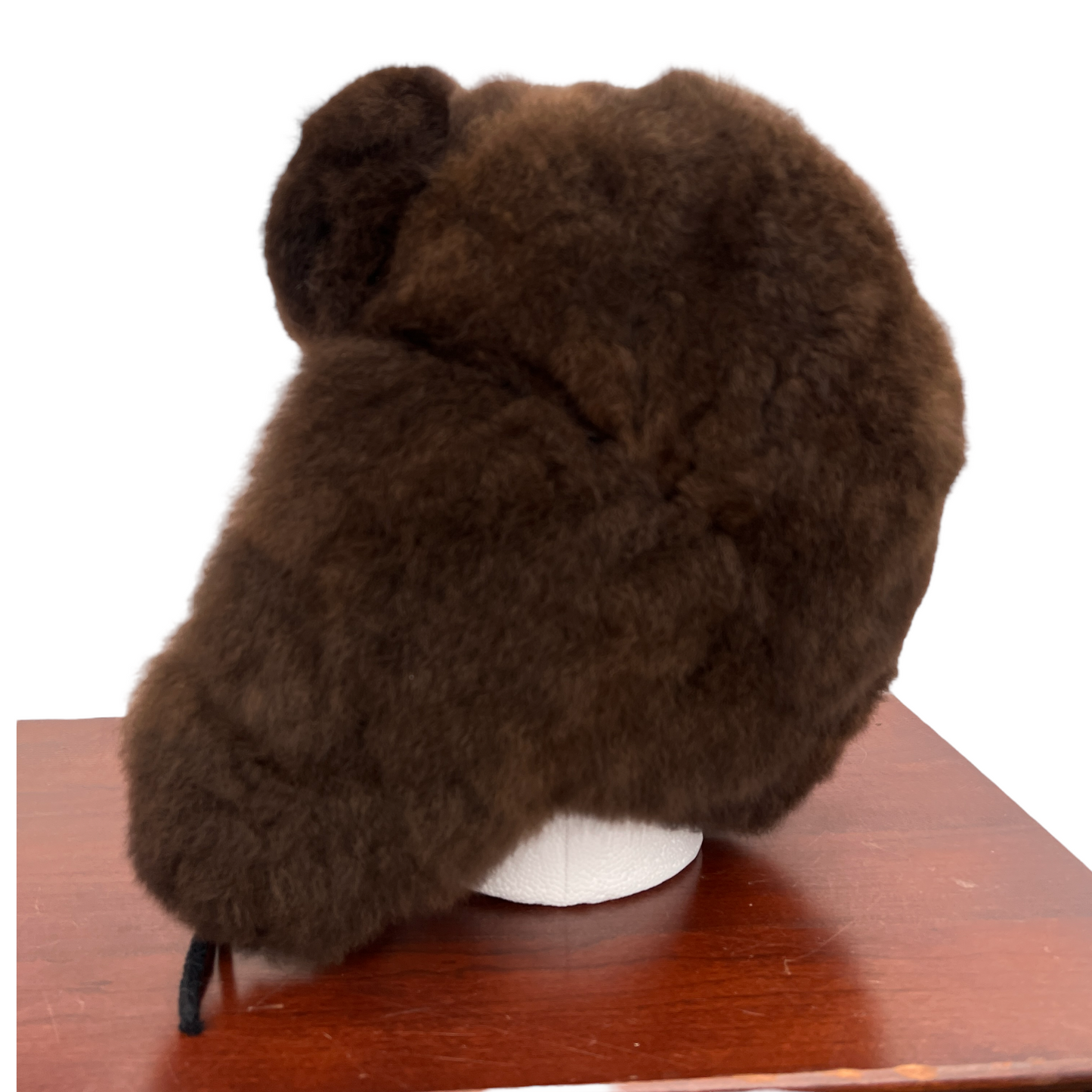 Luxury Peruvian Alpaca Fur Trapper Hat.