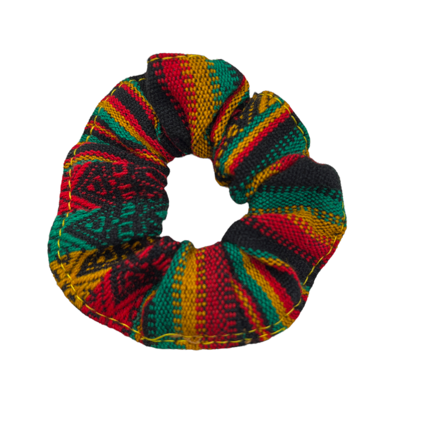 Traditional Handmade Peruvian Manta Scrunchies