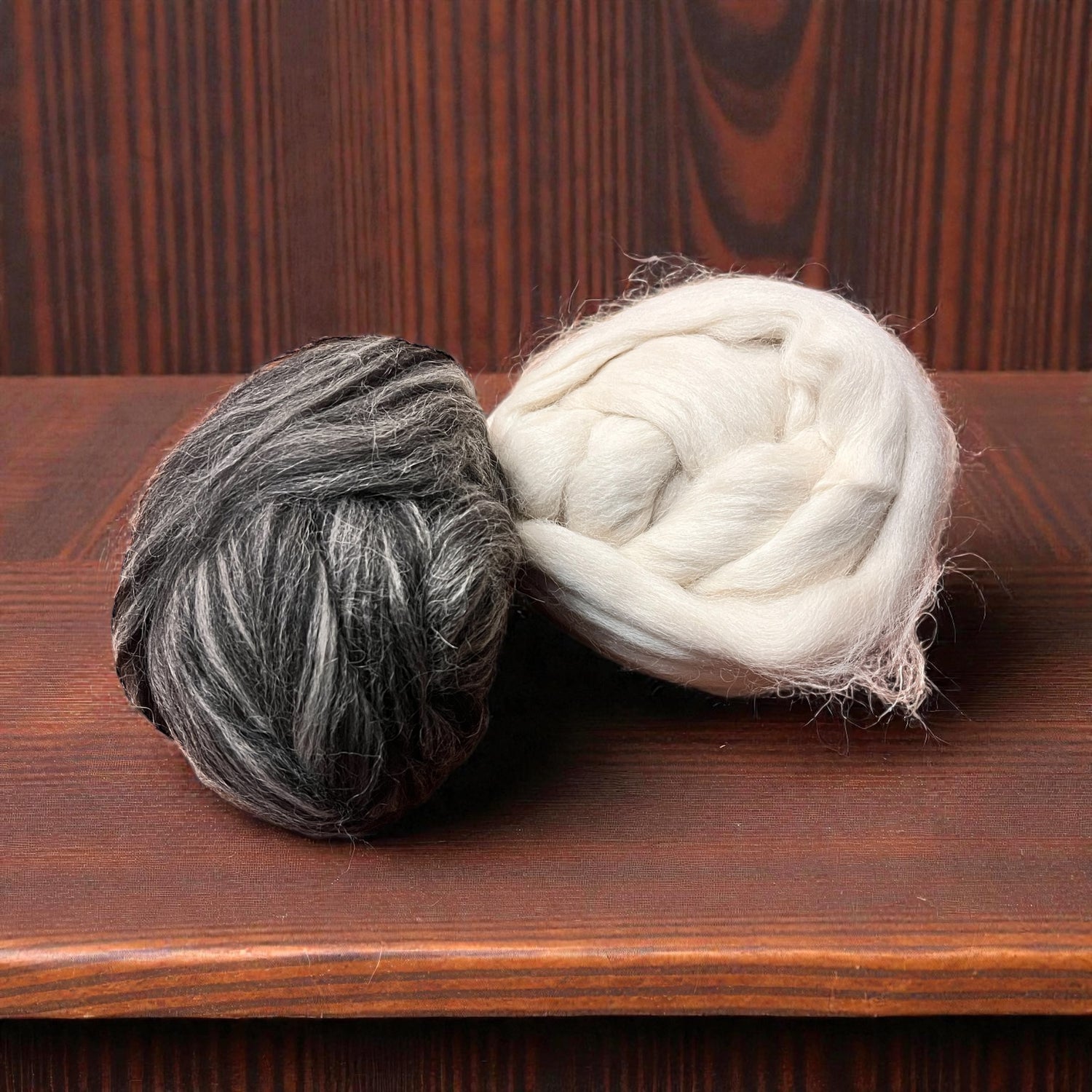 Artisan-Dyed Baby Alpaca Roving