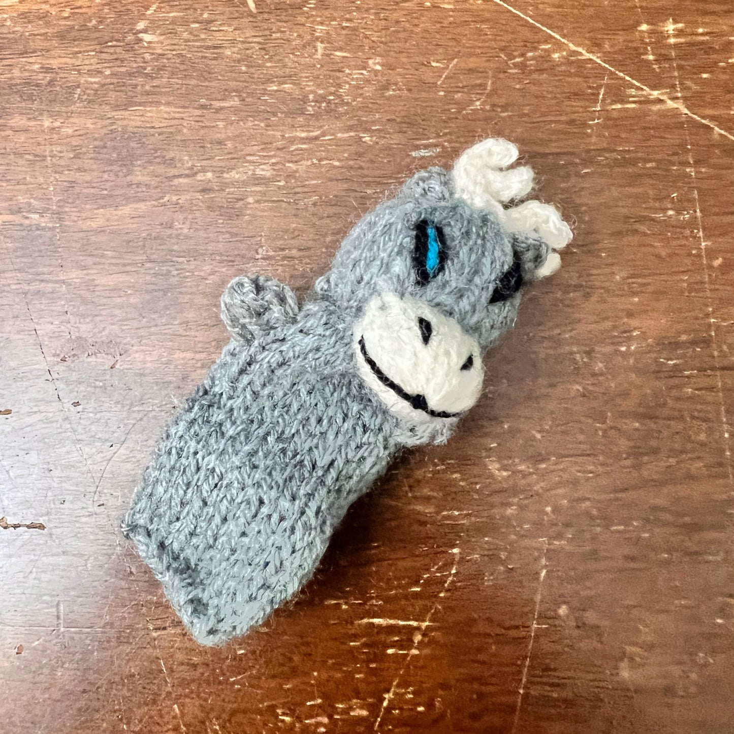 Hand Knit finger puppets