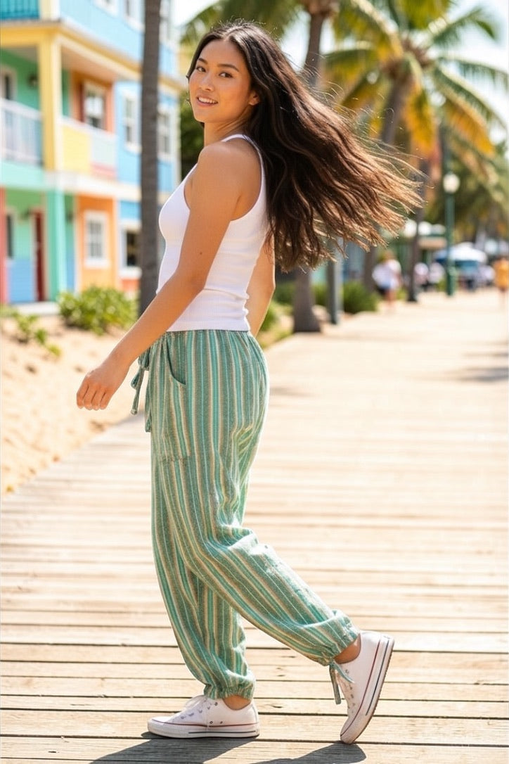 Yoga Harem Boho Comfy Pants- unisex - Size L