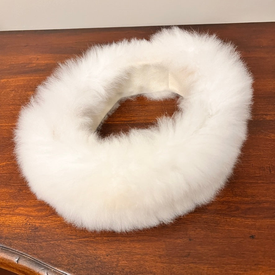 Baby Alpaca Fur Headband and Neck Warmer